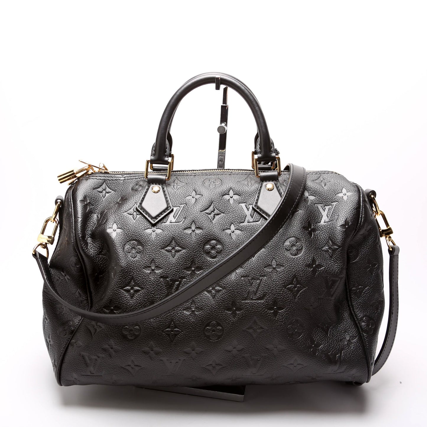 Louis Vuitton Soft Speedy 30 Black Empreinte Handbag