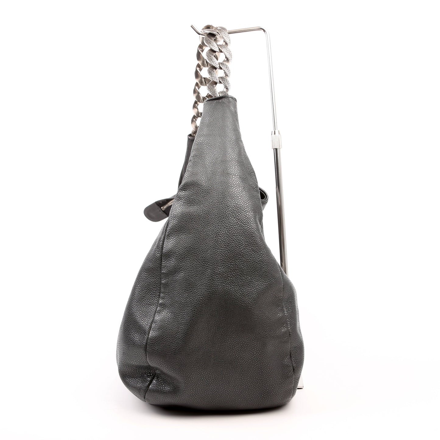 Chanel 31 Caviar Hobo Grey Shoulder Bag