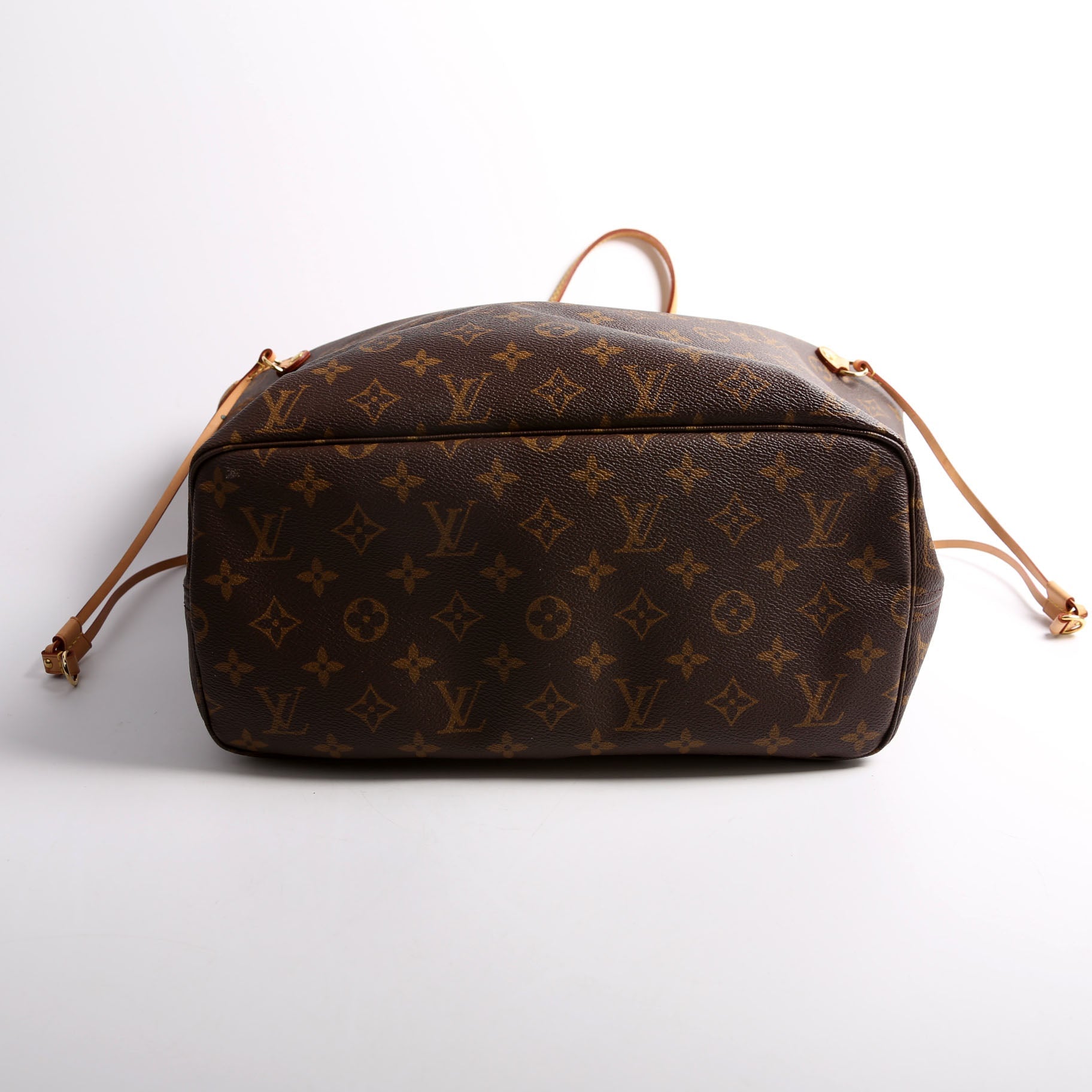 Louis Vuitton Neverfull MM Berry Monogram Brown Wallet Case