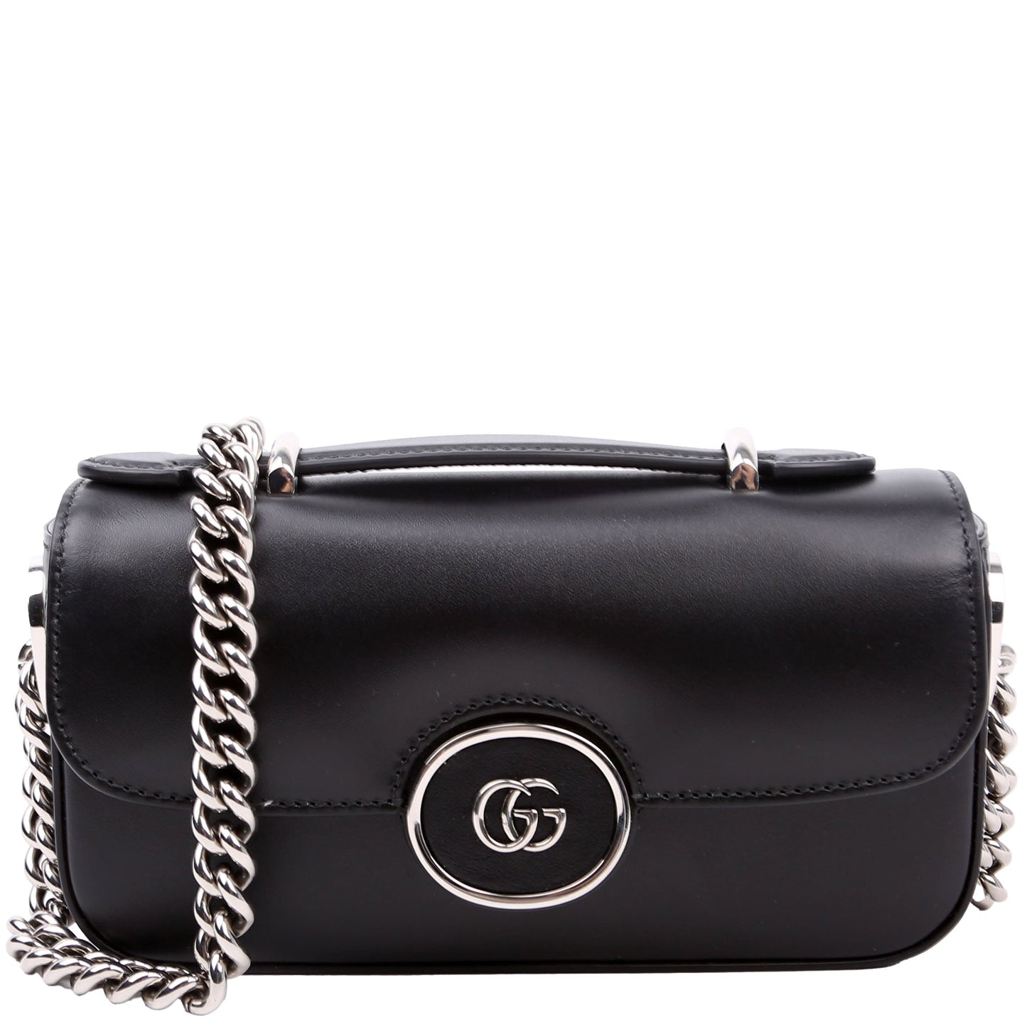 Gucci Petite GG Calfskin Black Mini Shoulder Bag