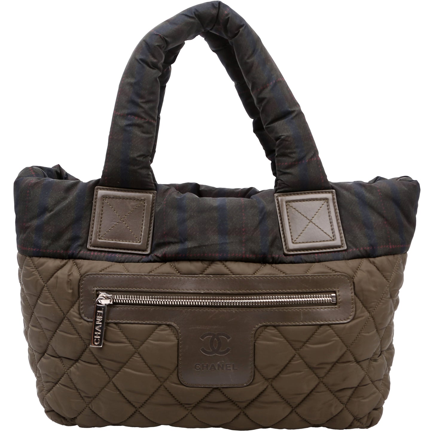 Chanel Coco Cocoon Nylon Green Small Handbag Small Green
