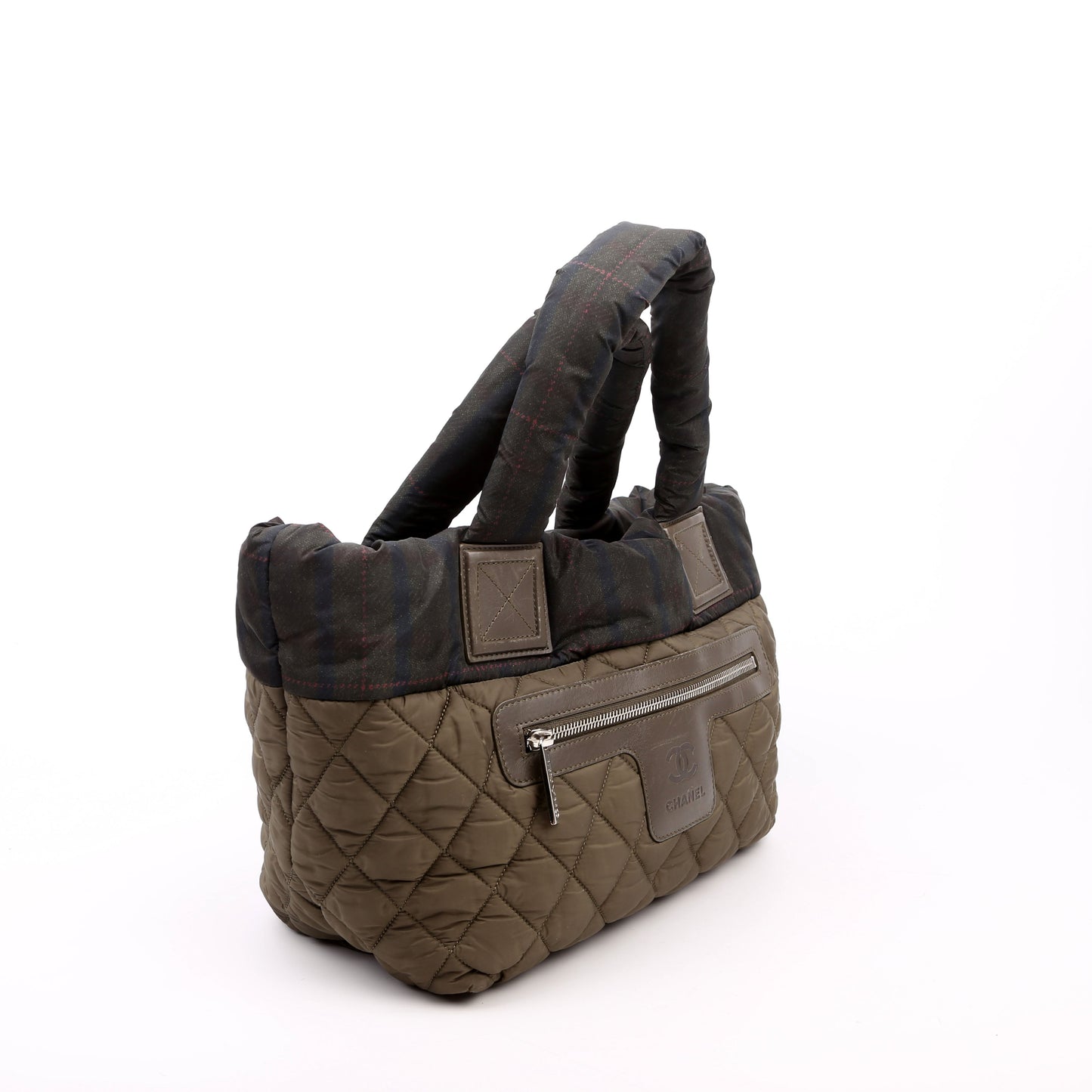 Chanel Coco Cocoon Nylon Green Small Handbag Small Green