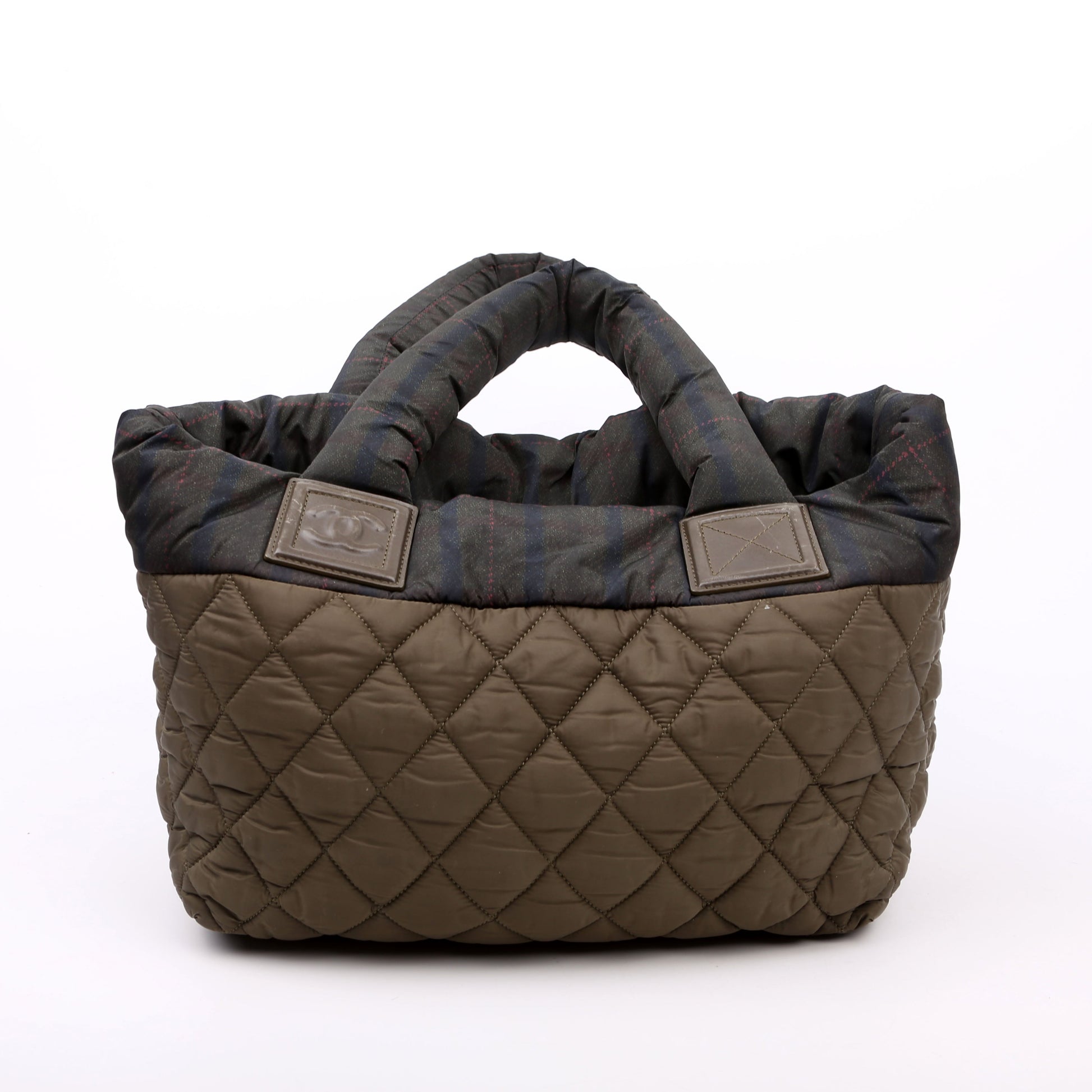 Chanel Coco Cocoon Nylon Green Small Handbag Small Green