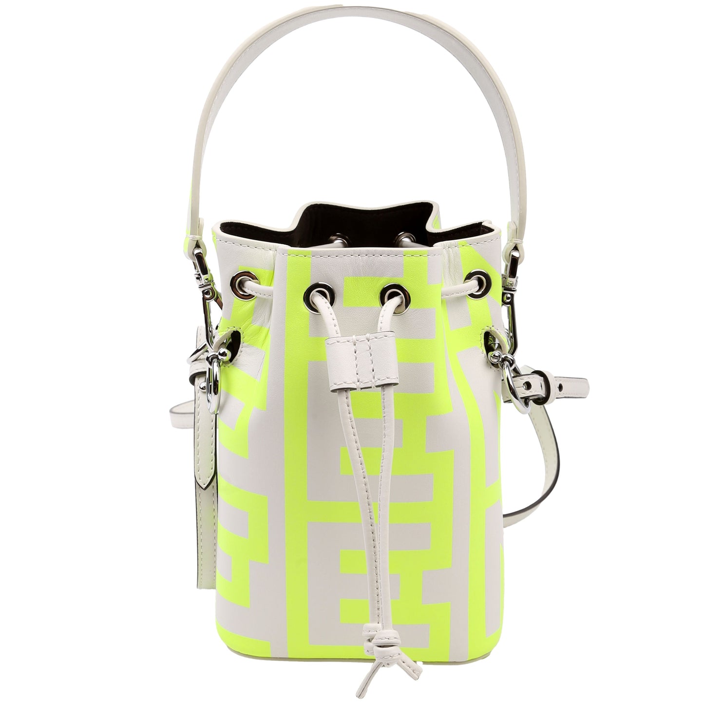 Fendi Marc Jacobs Mon Tresor 8Bs010 Bag Leather Yellow Mini Bucket Bag