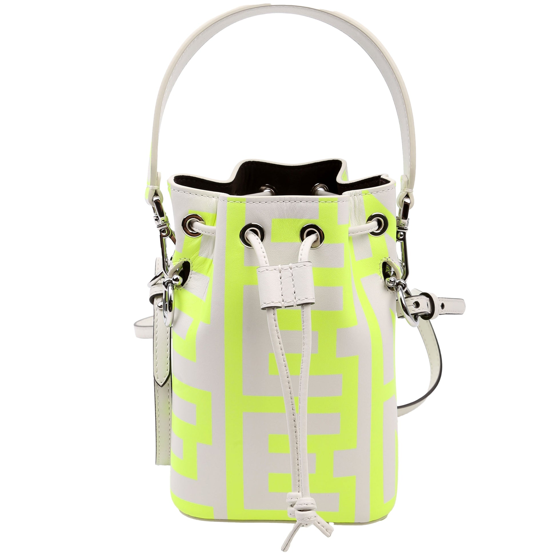 Fendi Marc Jacobs Mon Tresor 8Bs010 Bag Leather Yellow Mini Bucket Bag