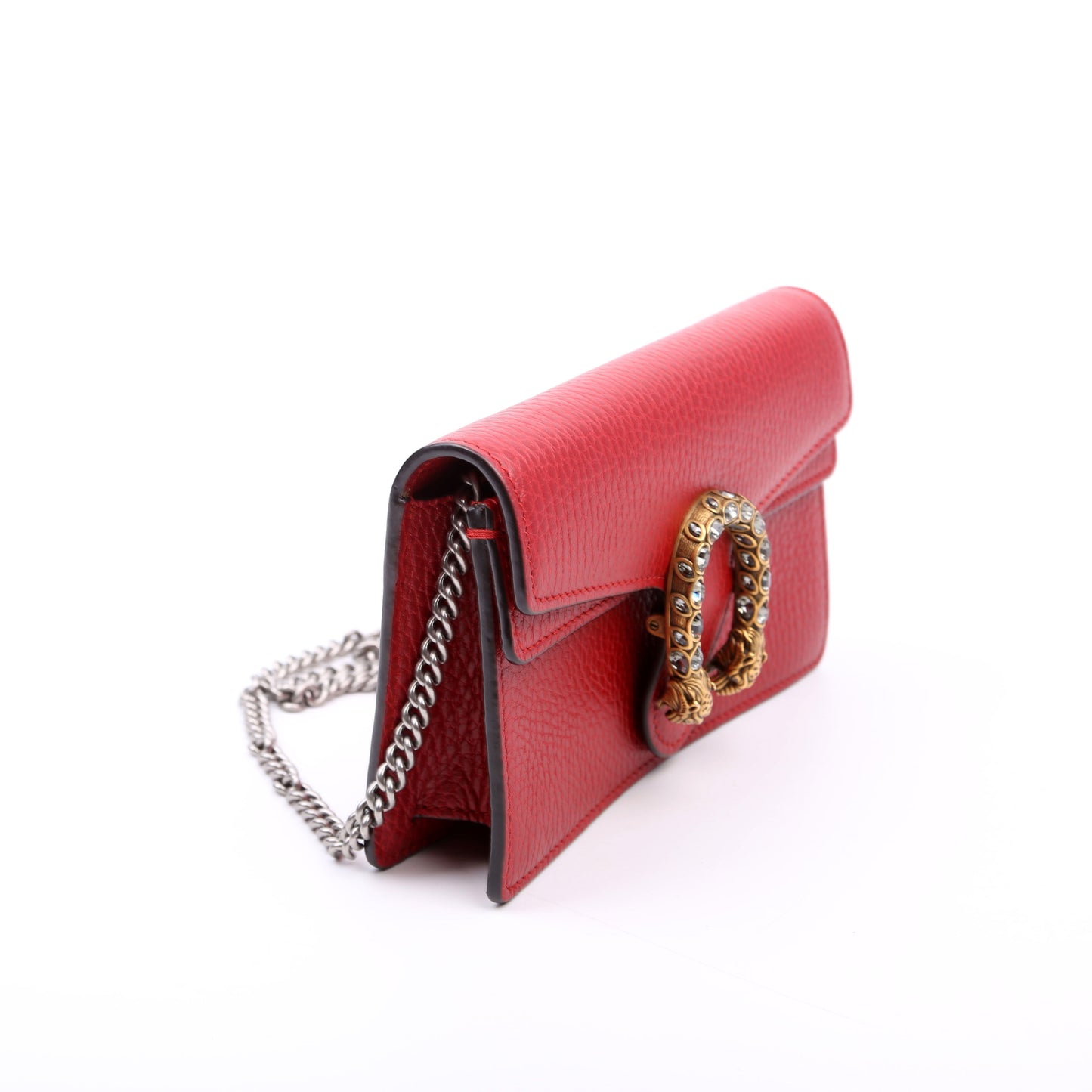 Gucci Dionysus Super Leather Red Mini Travel Bag Red 1