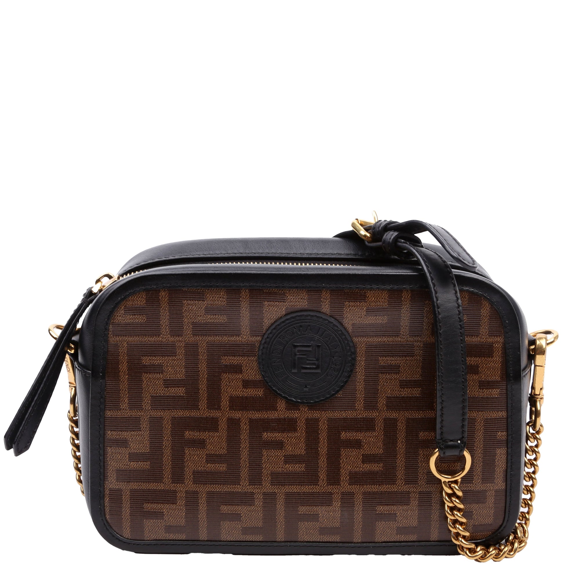 Fendi 8Bt287 Coated Camera Bag Canvas Small Travel Bag
