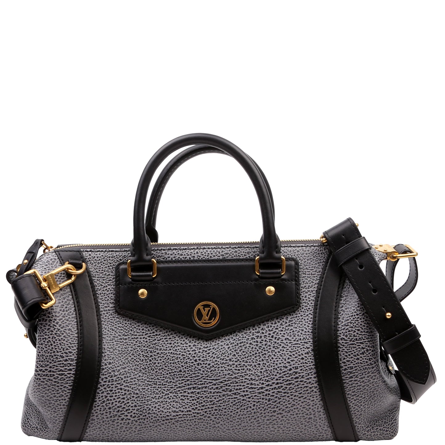 Louis Vuitton Biker MM Lambskin Black Handbag