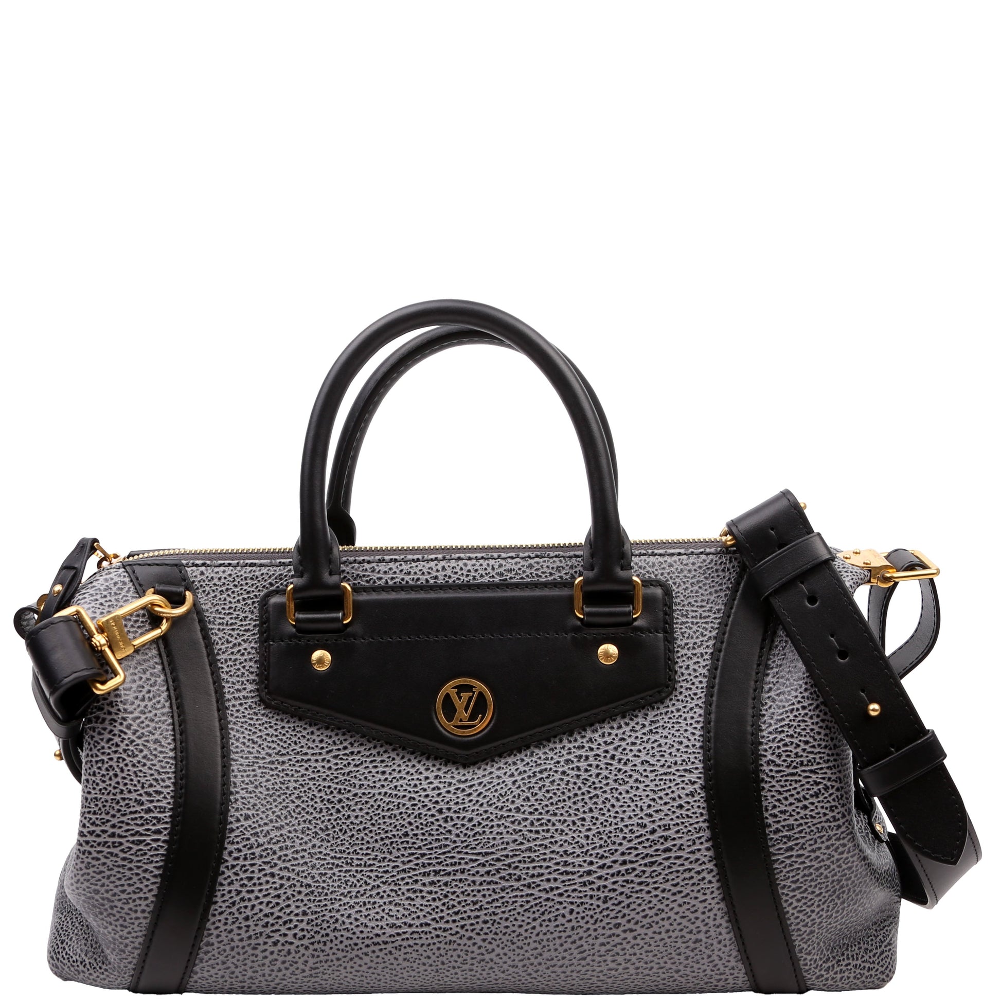 Louis Vuitton Biker MM Lambskin Black Handbag