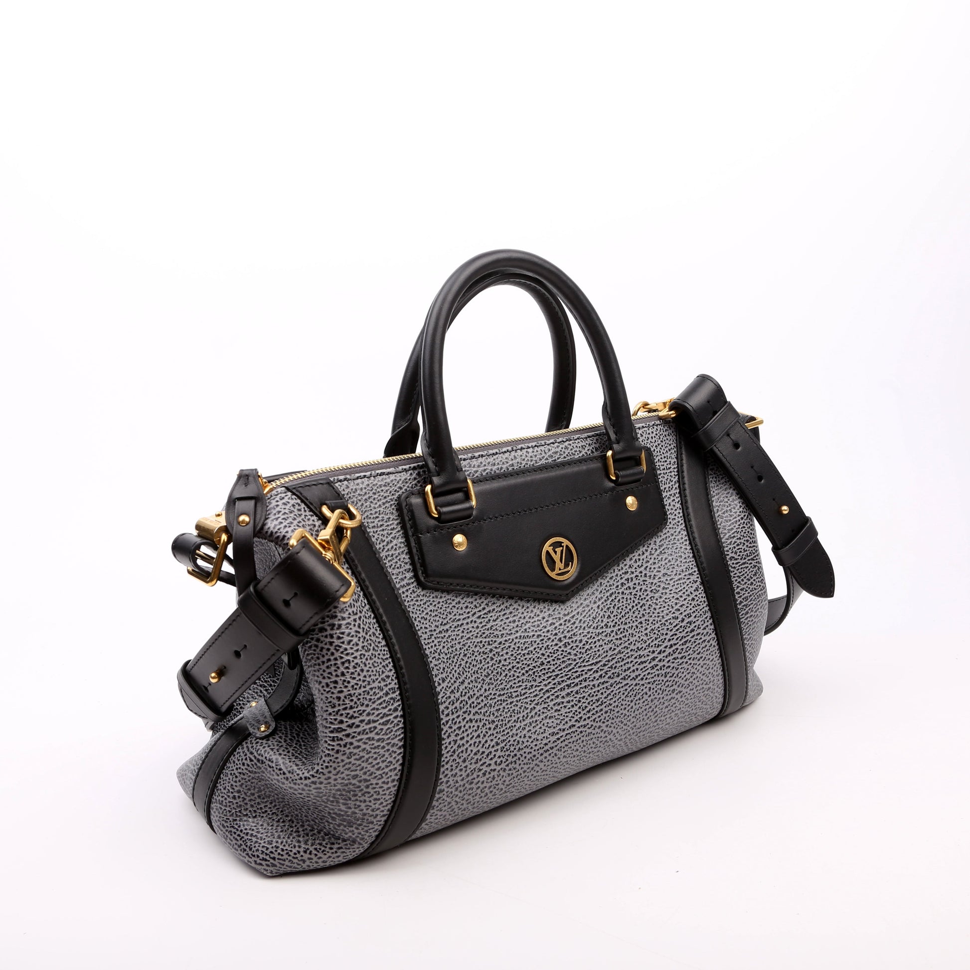 Louis Vuitton Biker MM Lambskin Black Handbag