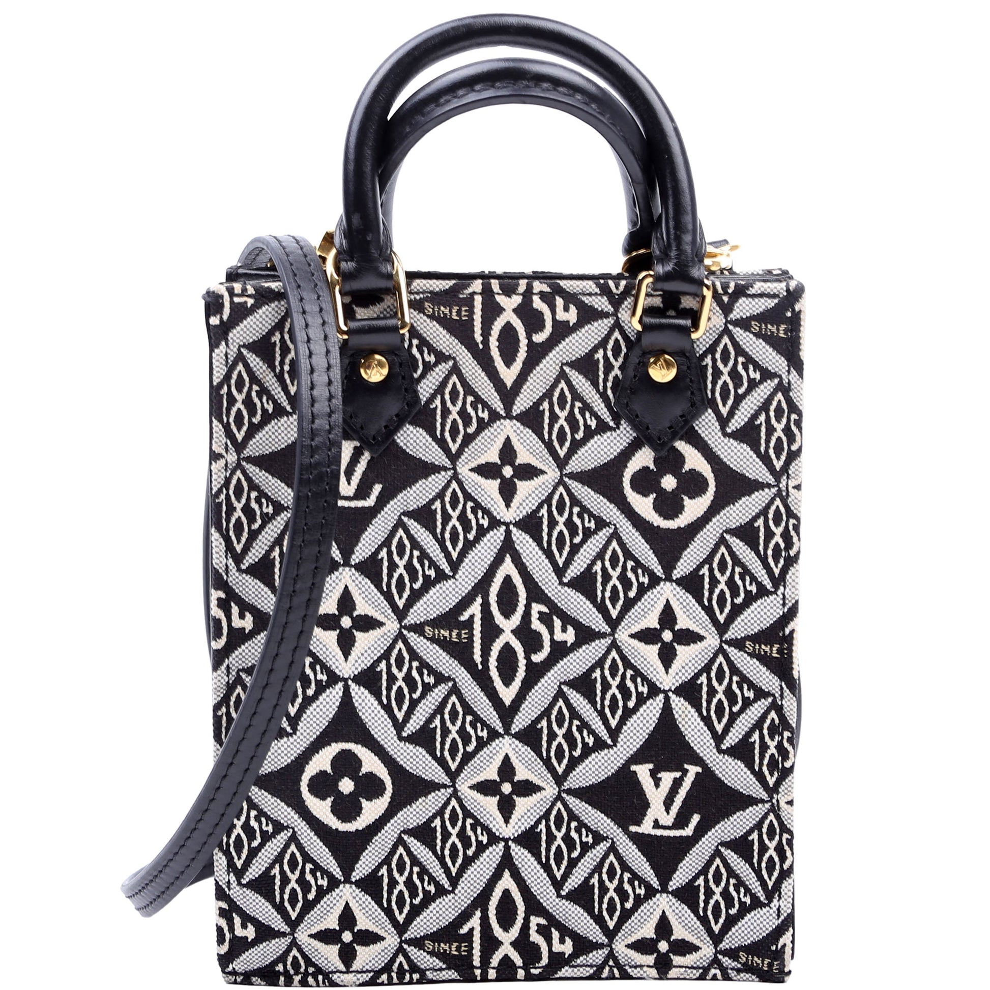Louis Vuitton Sac Plat Since Jacquard Handbag