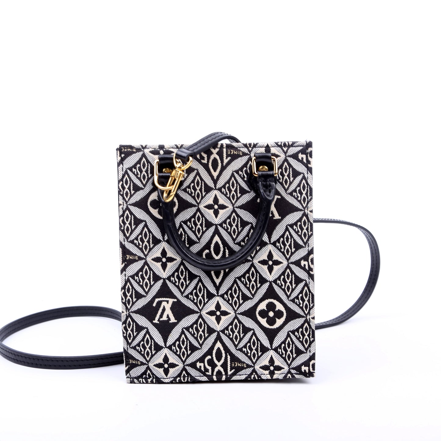 Louis Vuitton Sac Plat Since Jacquard Handbag