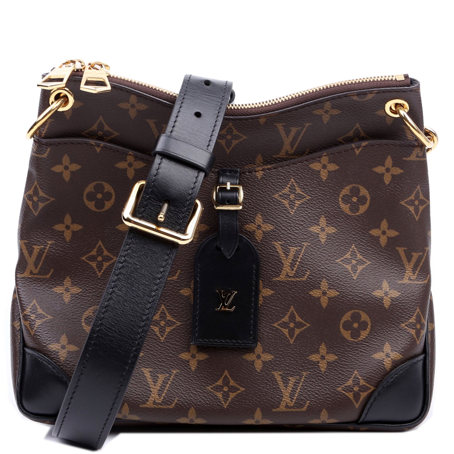 Louis Vuitton Odeon PM NM Monogram Black Handbag Black 4