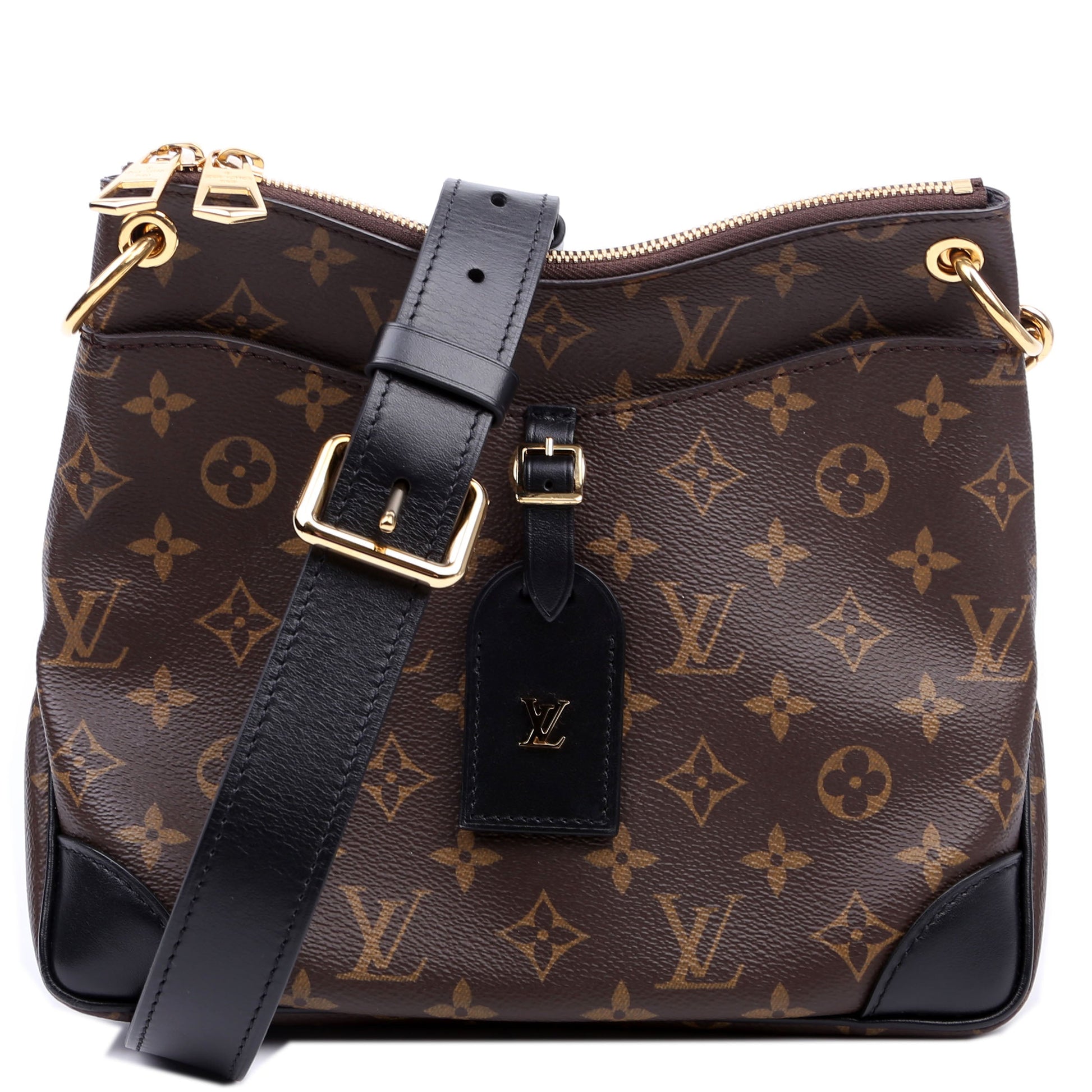 Louis Vuitton Odeon PM NM Monogram Black Handbag Black 4