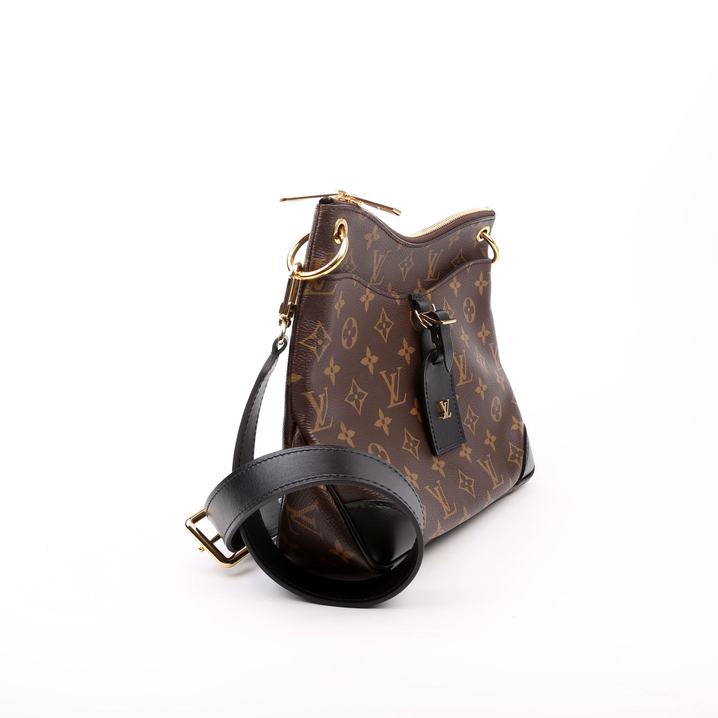 Louis Vuitton Odeon PM NM Monogram Black Handbag Black 4