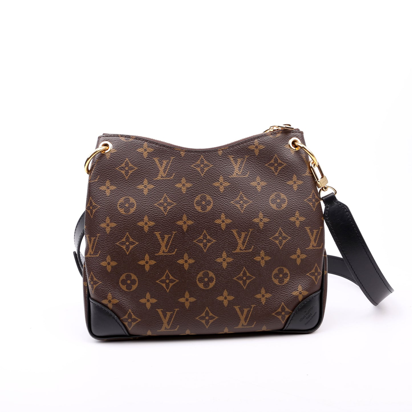 Louis Vuitton Odeon PM NM Monogram Black Handbag Black 4
