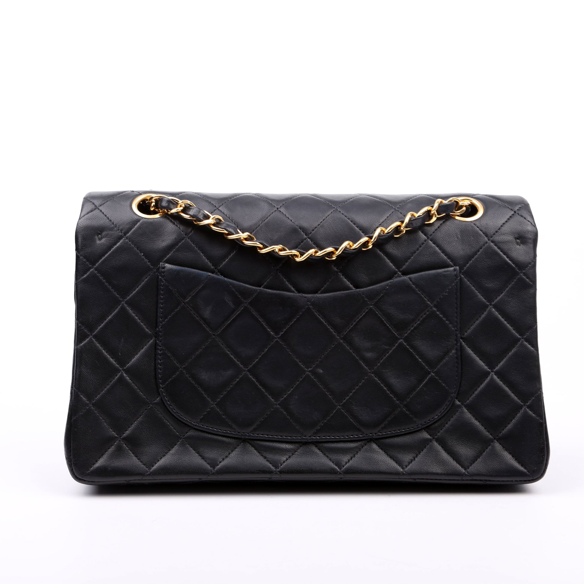 Chanel Classic Flap Lambskin Handbag Medium Lambskin