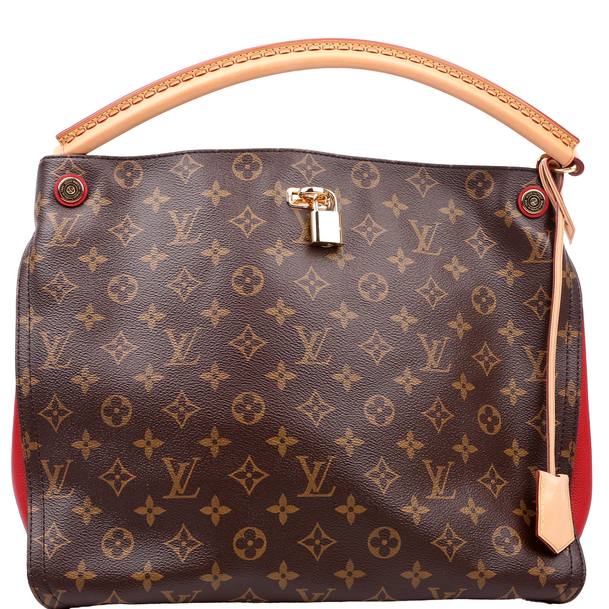 Louis Vuitton Gaia Monogram Red Handbag