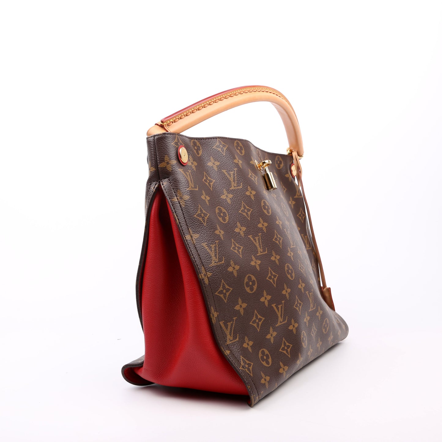Louis Vuitton Gaia Monogram Red Handbag