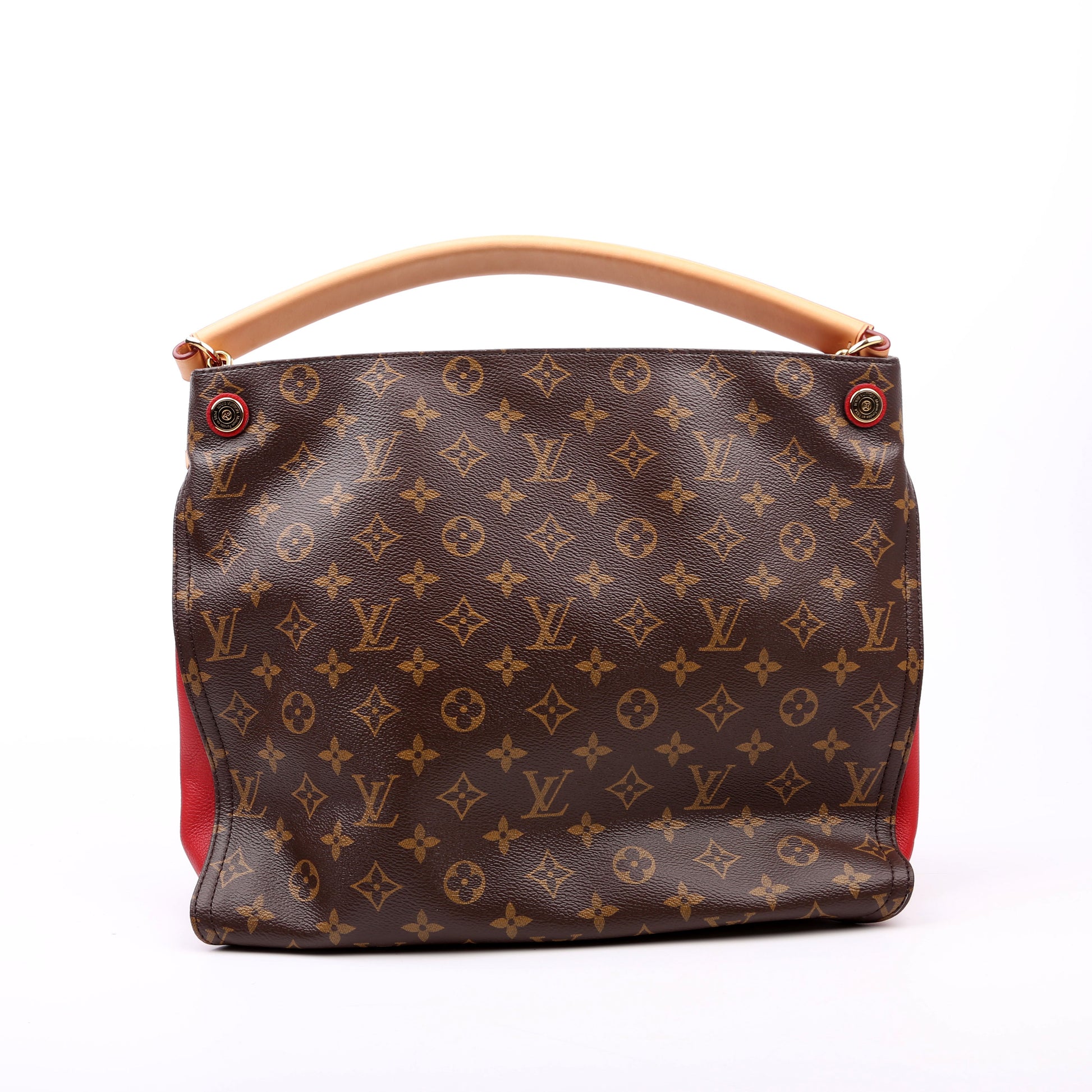 Louis Vuitton Gaia Monogram Red Handbag