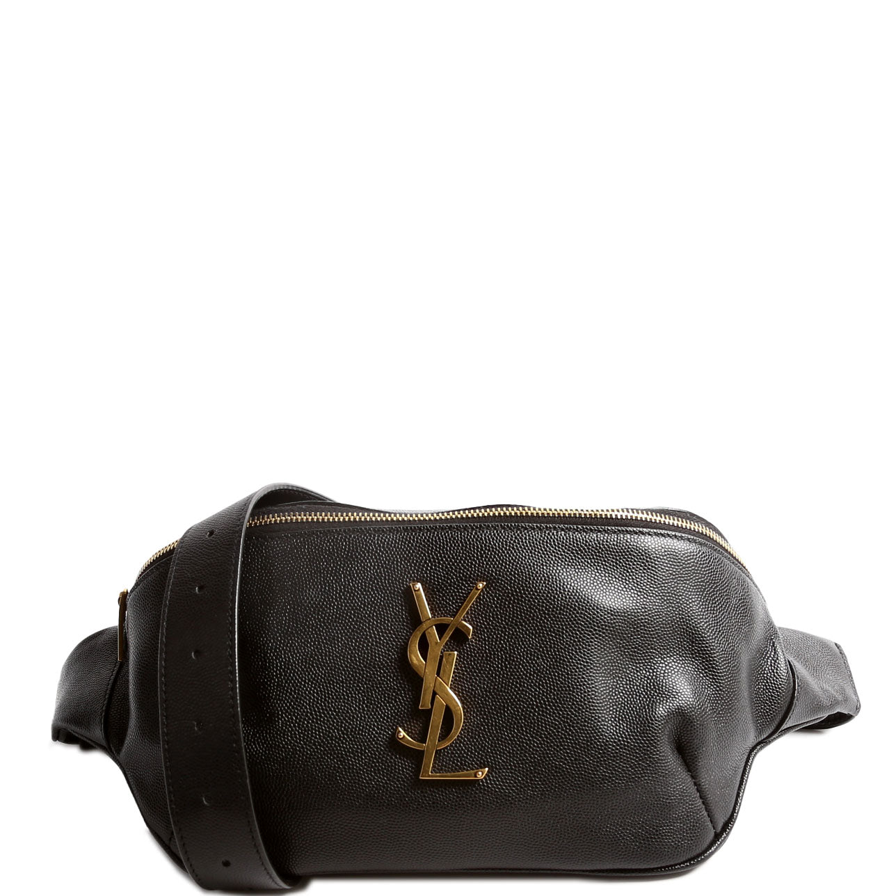 YSL Saint Laurent Cassandre Belt Bag Black