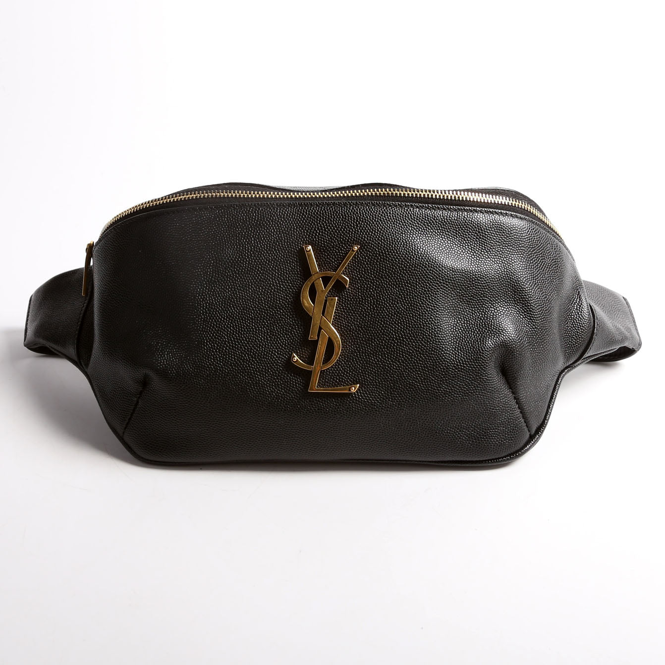 YSL Saint Laurent Cassandre Belt Bag Black