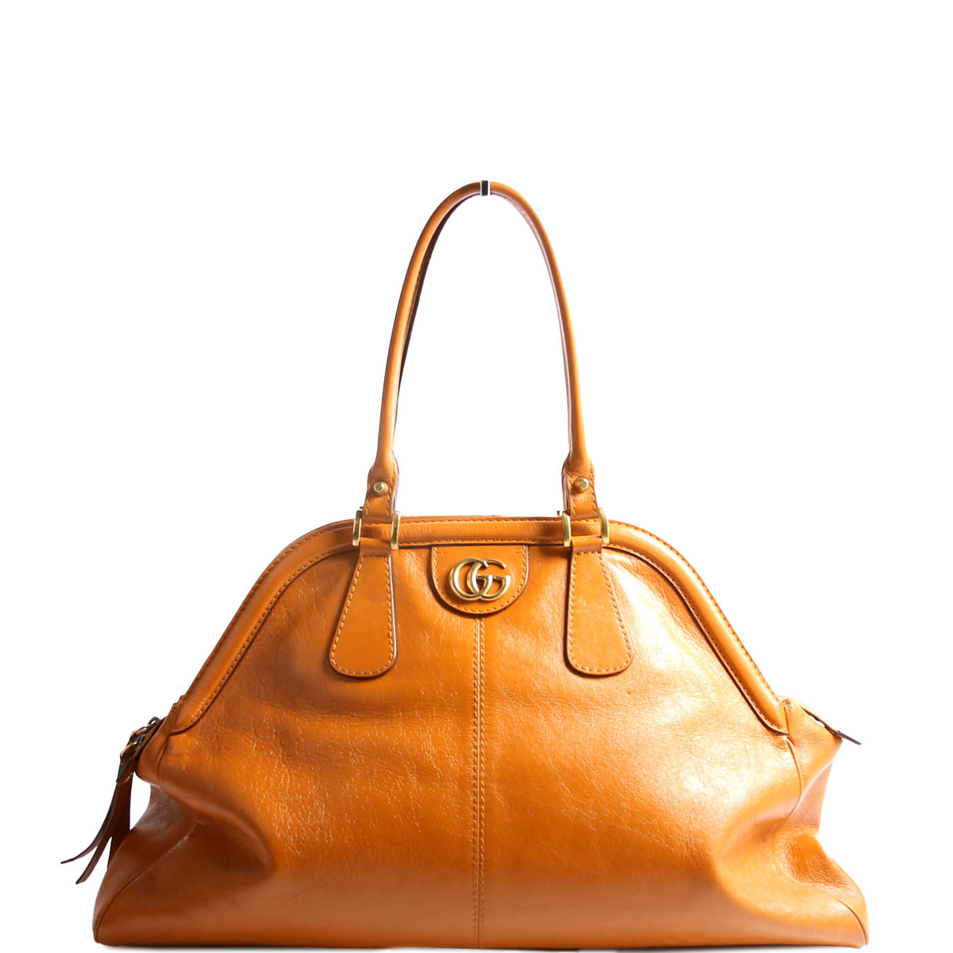 Gucci Re Belle Rust Large Top Handle Travel Bag