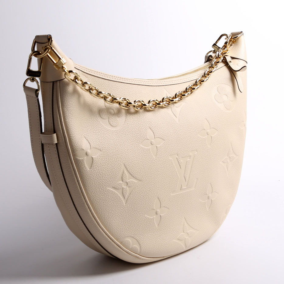Louis Vuitton Loop Empreinte Cream Shoulder Bag