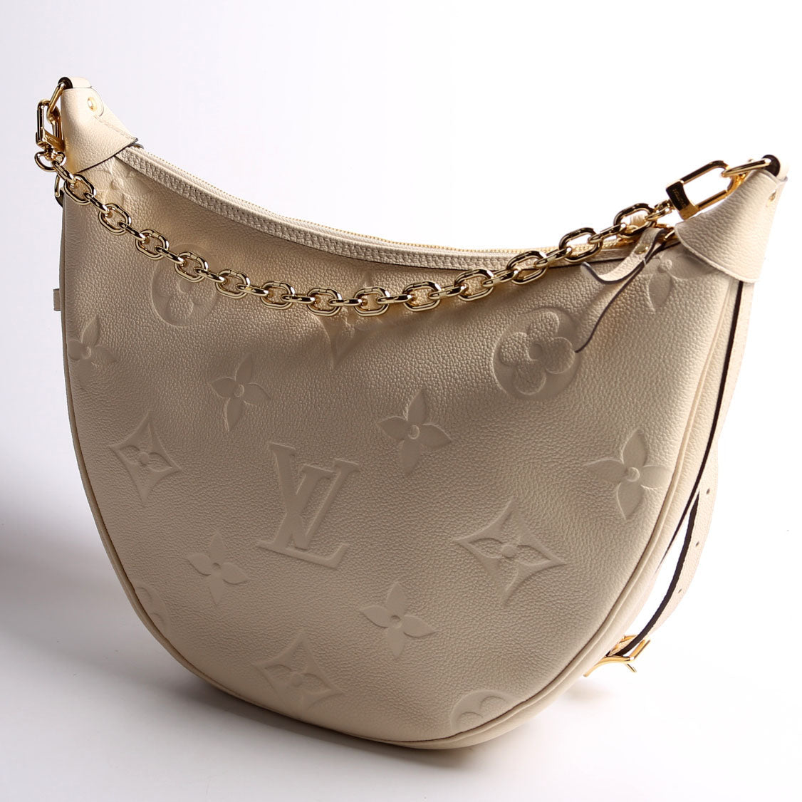 Louis Vuitton Loop Empreinte Cream Shoulder Bag