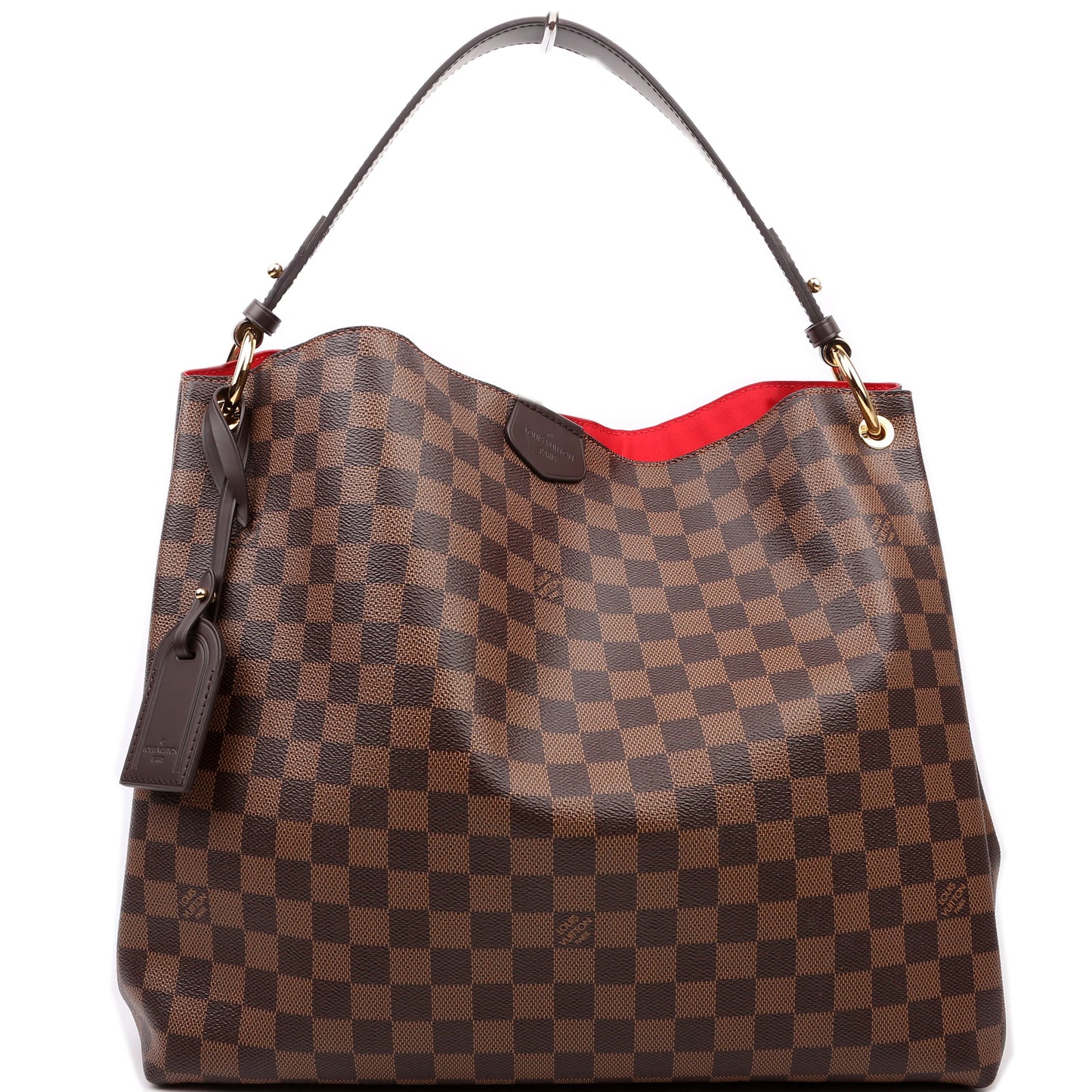 Louis Vuitton HOLD Graceful MM Ebene Damier Handbag