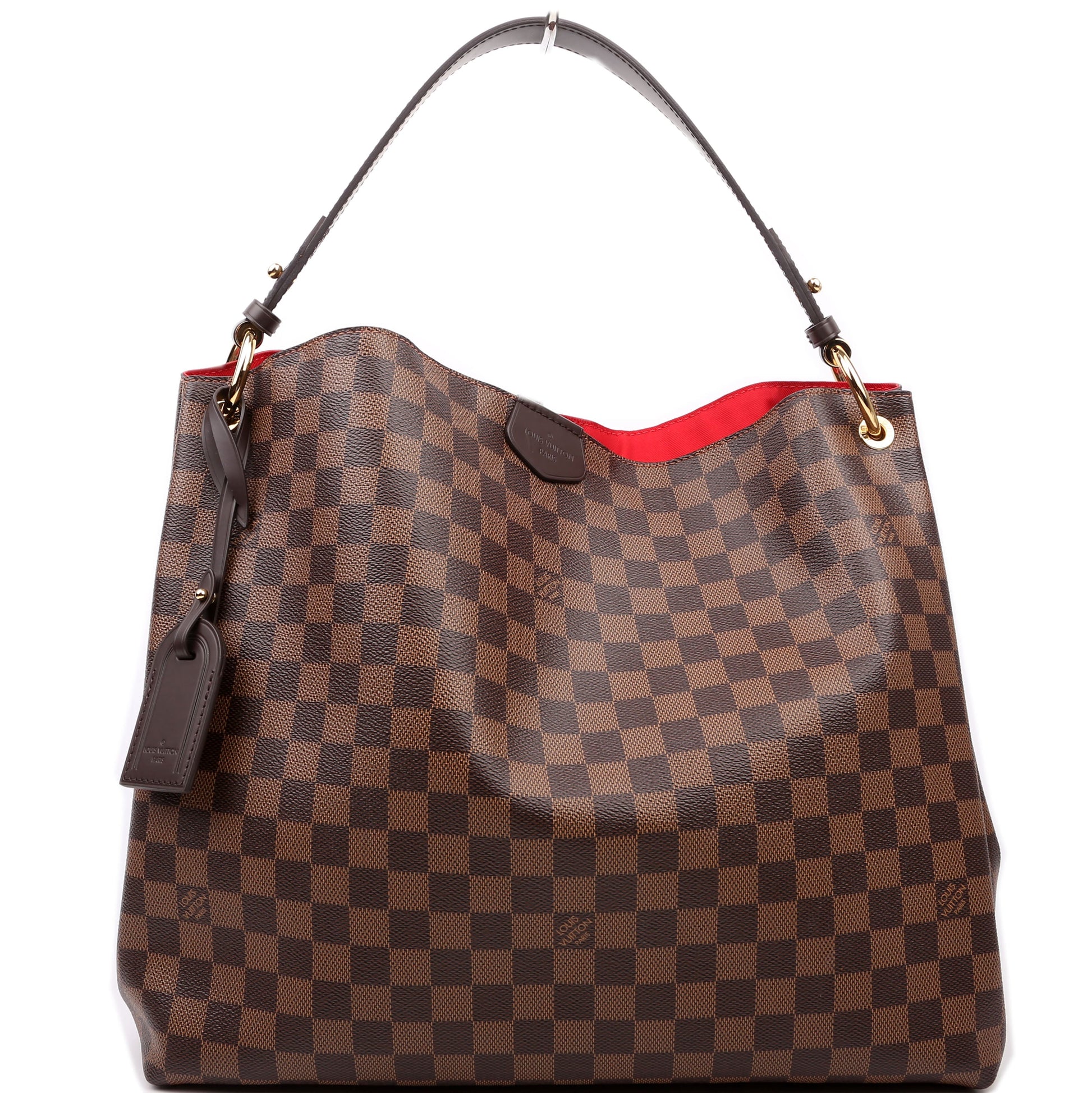 Louis Vuitton HOLD Graceful MM Ebene Damier Handbag