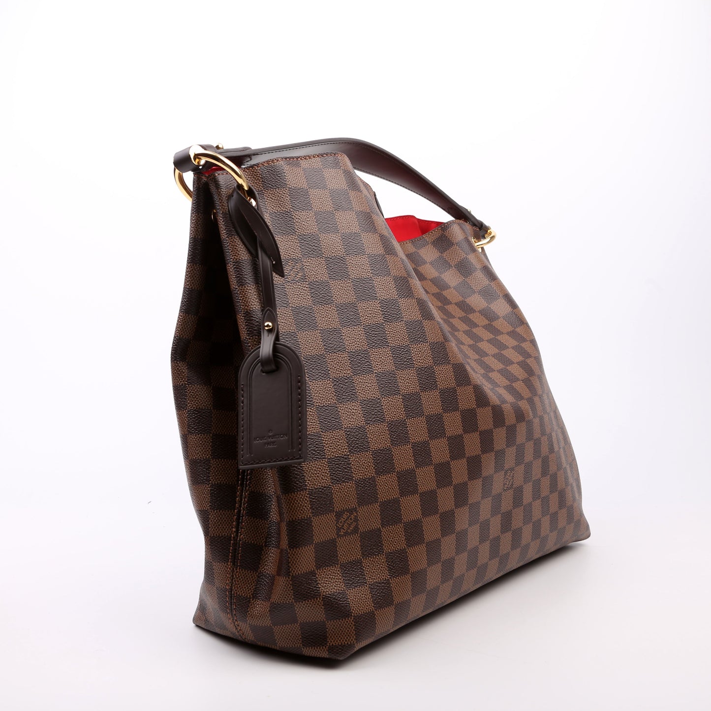 Louis Vuitton HOLD Graceful MM Ebene Damier Handbag