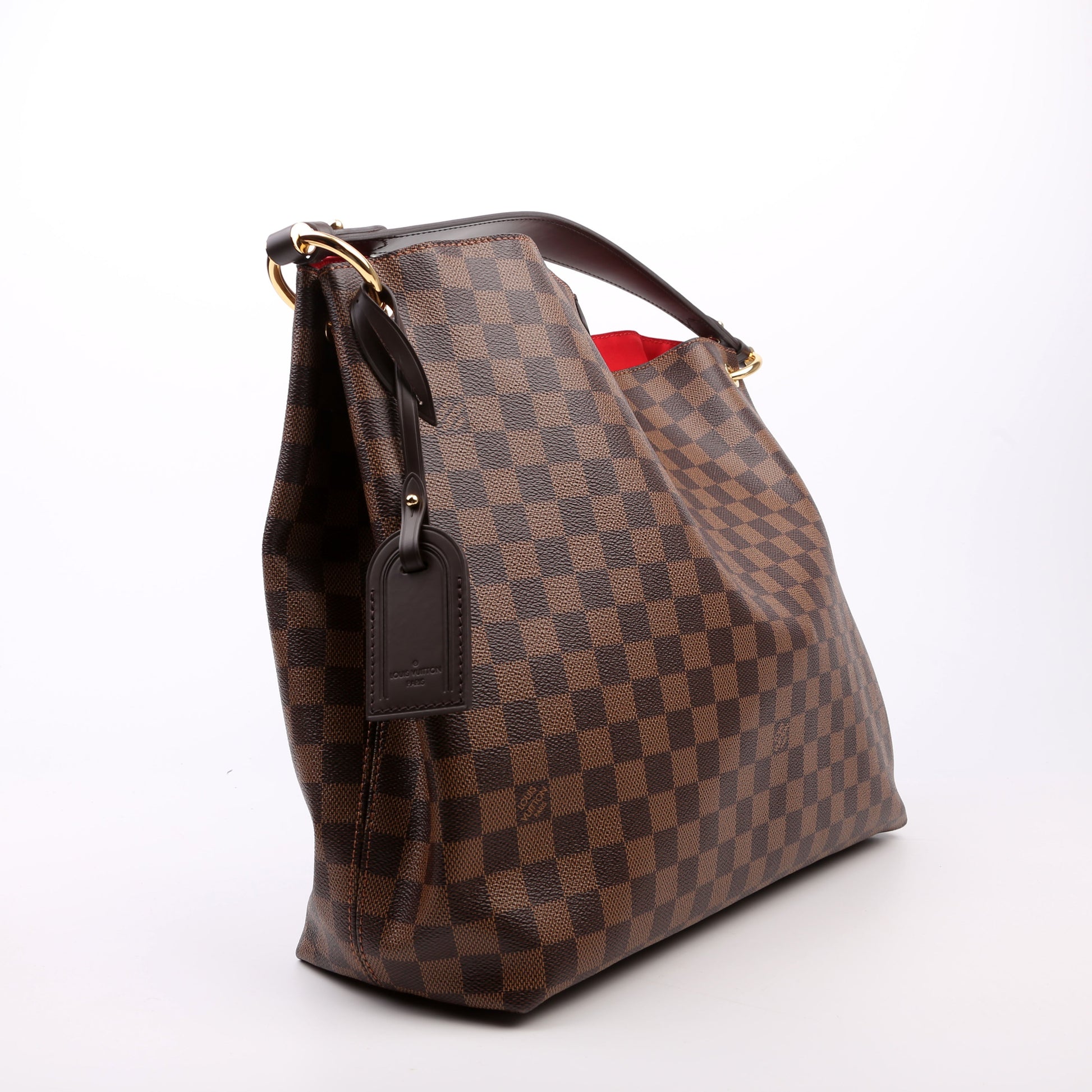 Louis Vuitton HOLD Graceful MM Ebene Damier Handbag