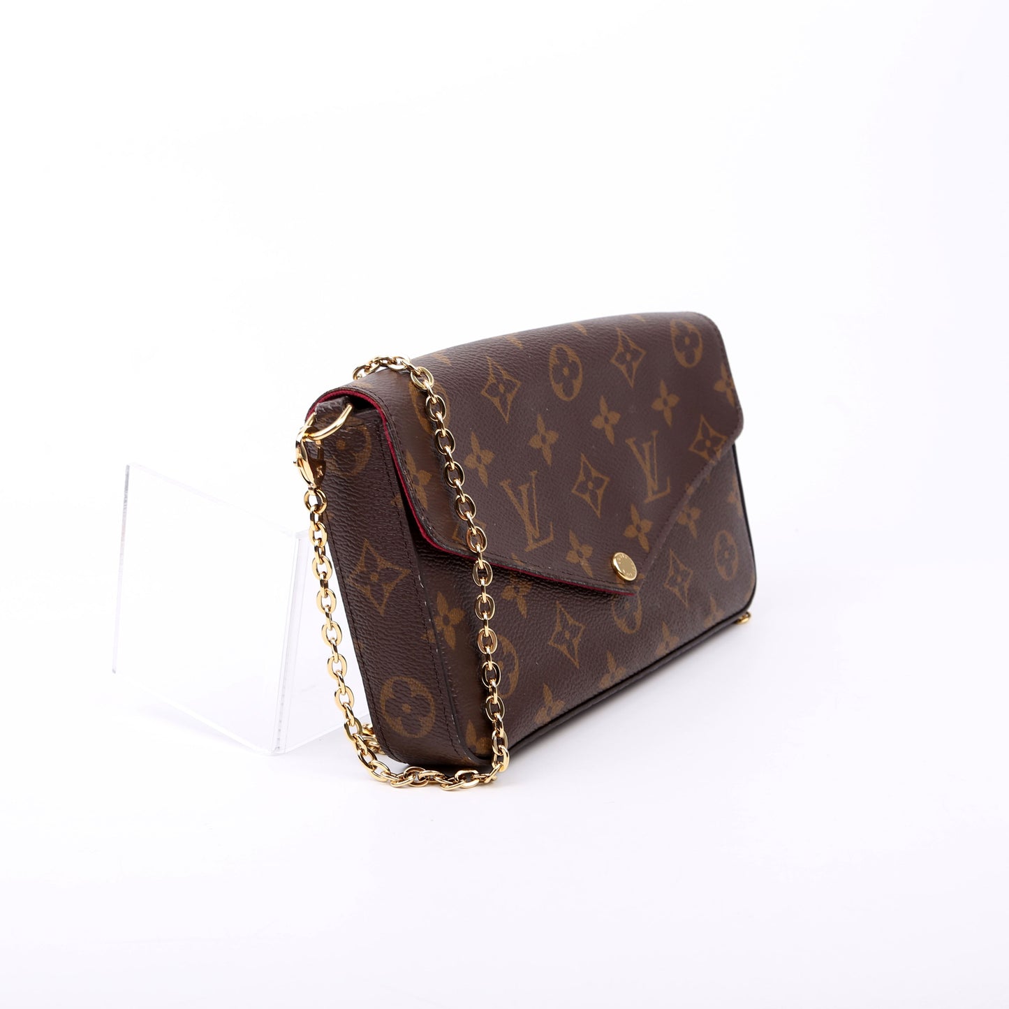 Louis Vuitton Pochette Felicie Monogram Clutch Bag Monogram 32