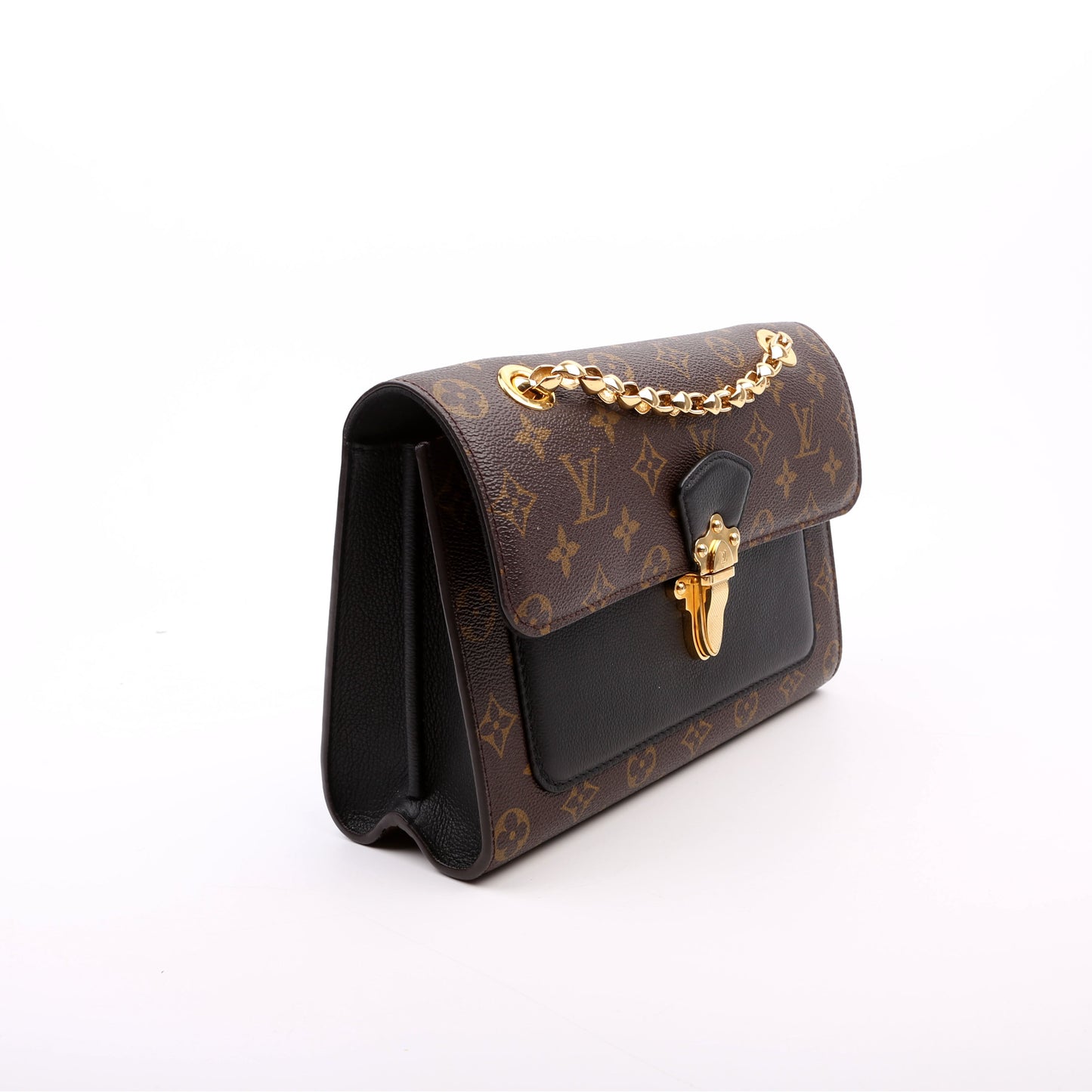Louis Vuitton Victoire Monogram Black Handbag