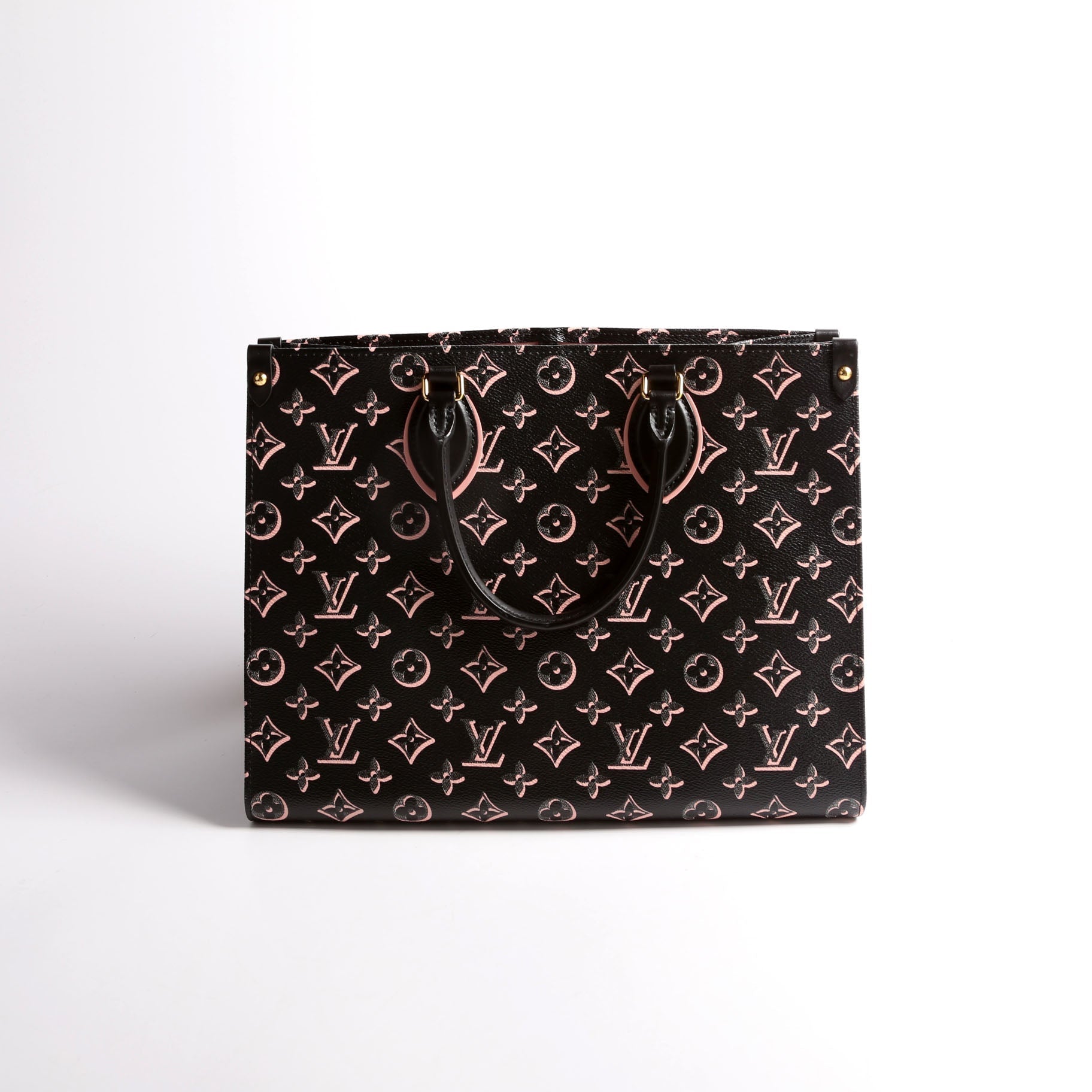 Louis Vuitton Onthego MM Fall You Monogram Black Pink Handbag