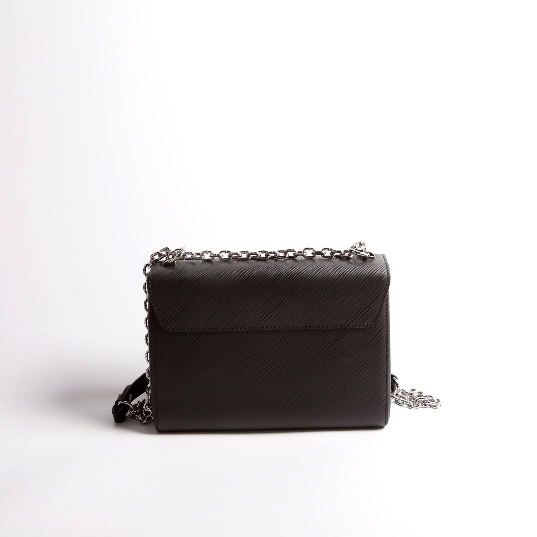 Louis Vuitton Twist Black MM Epi Handbag Black 2