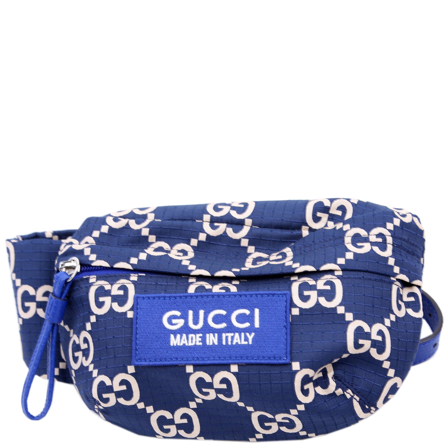 Gucci Ripstop Nylon Blue Belt