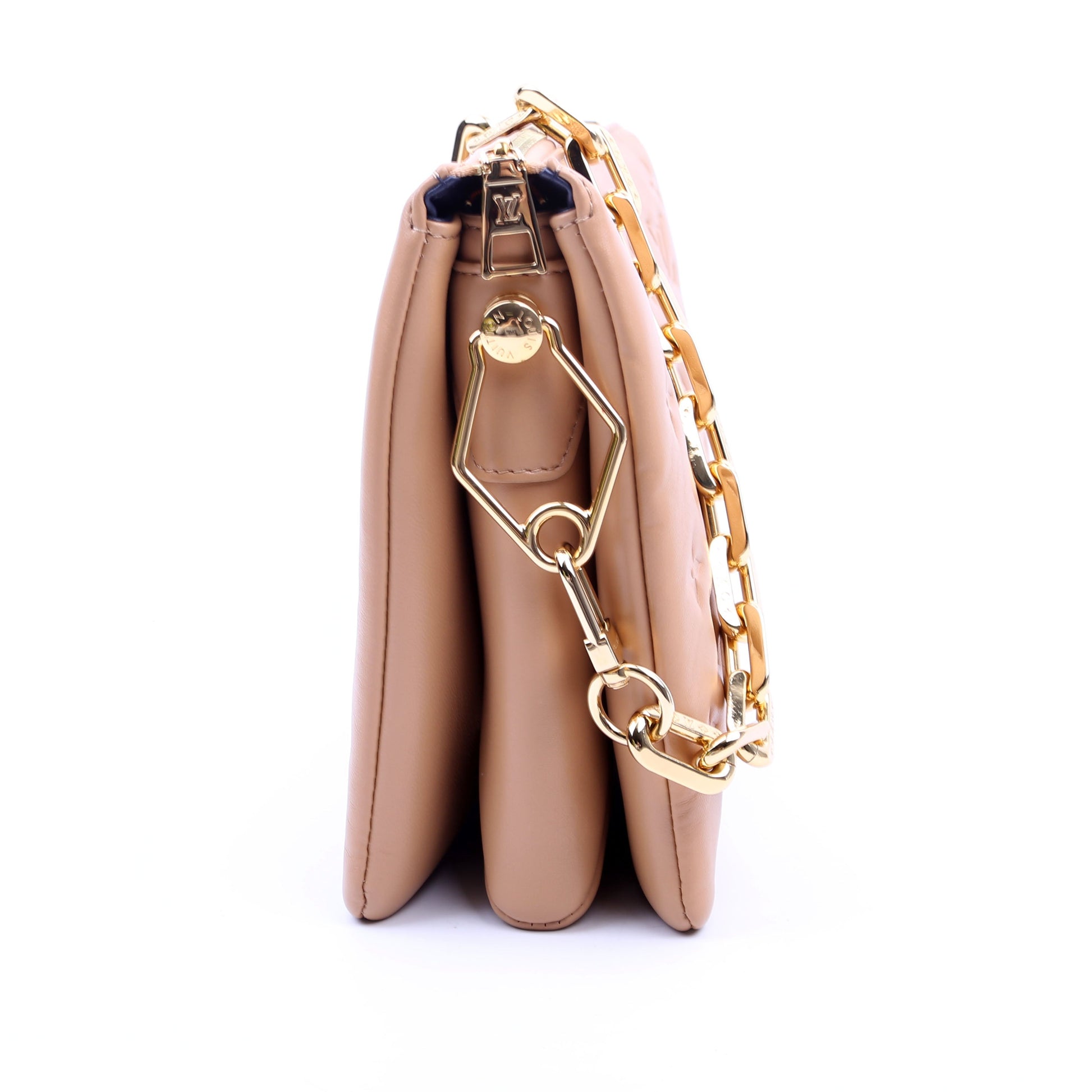 Louis Vuitton Coussin PM New Version Tan Lambskin Handbag