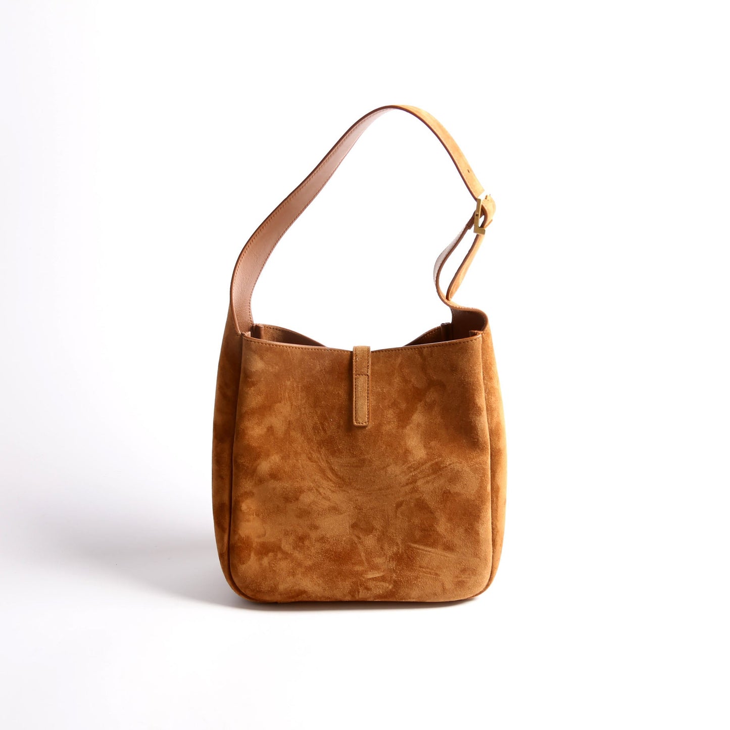 YSL Saint Laurent Le Small Hobo Bag Suede Brown Shoulder Bag