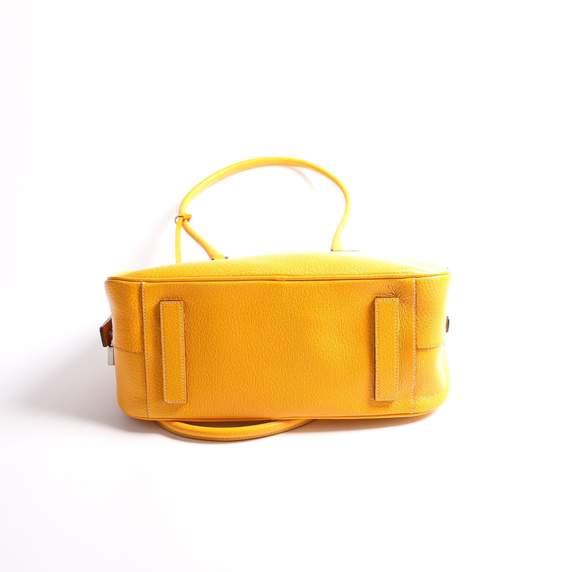 Prada Cinghialge Sport Bowler Yellow Bag Travel Bag