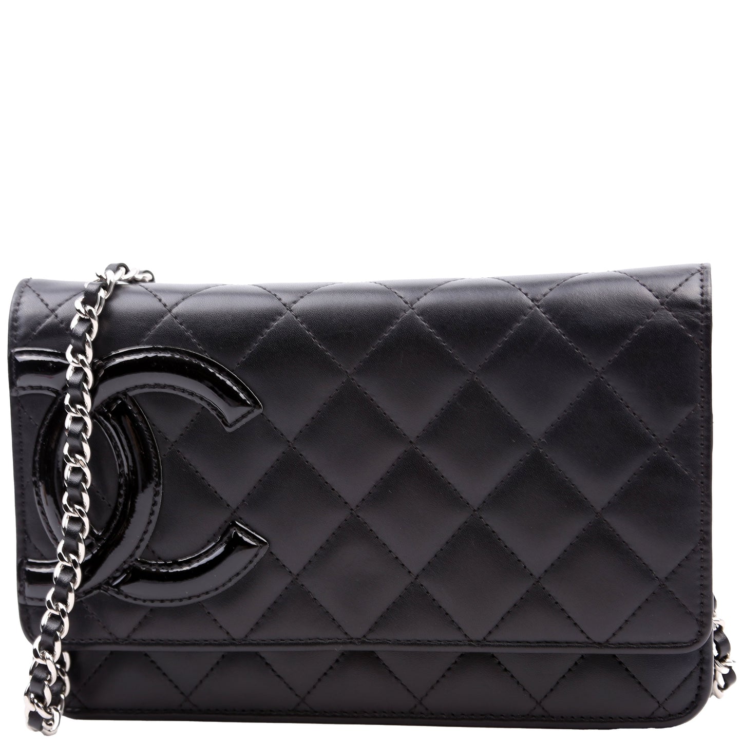 Chanel WOC Cambon Ligne Black Clutch Bag