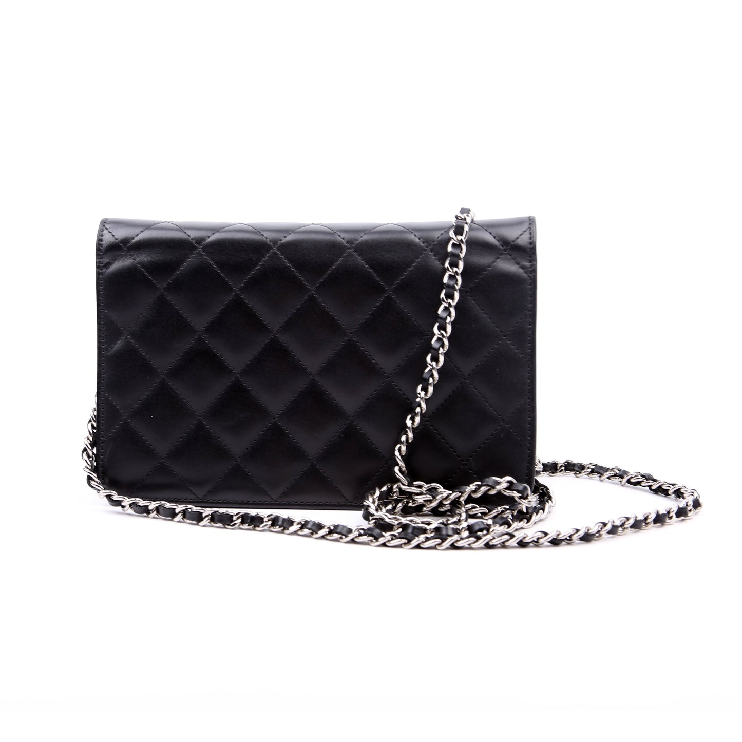 Chanel WOC Cambon Ligne Black Clutch Bag