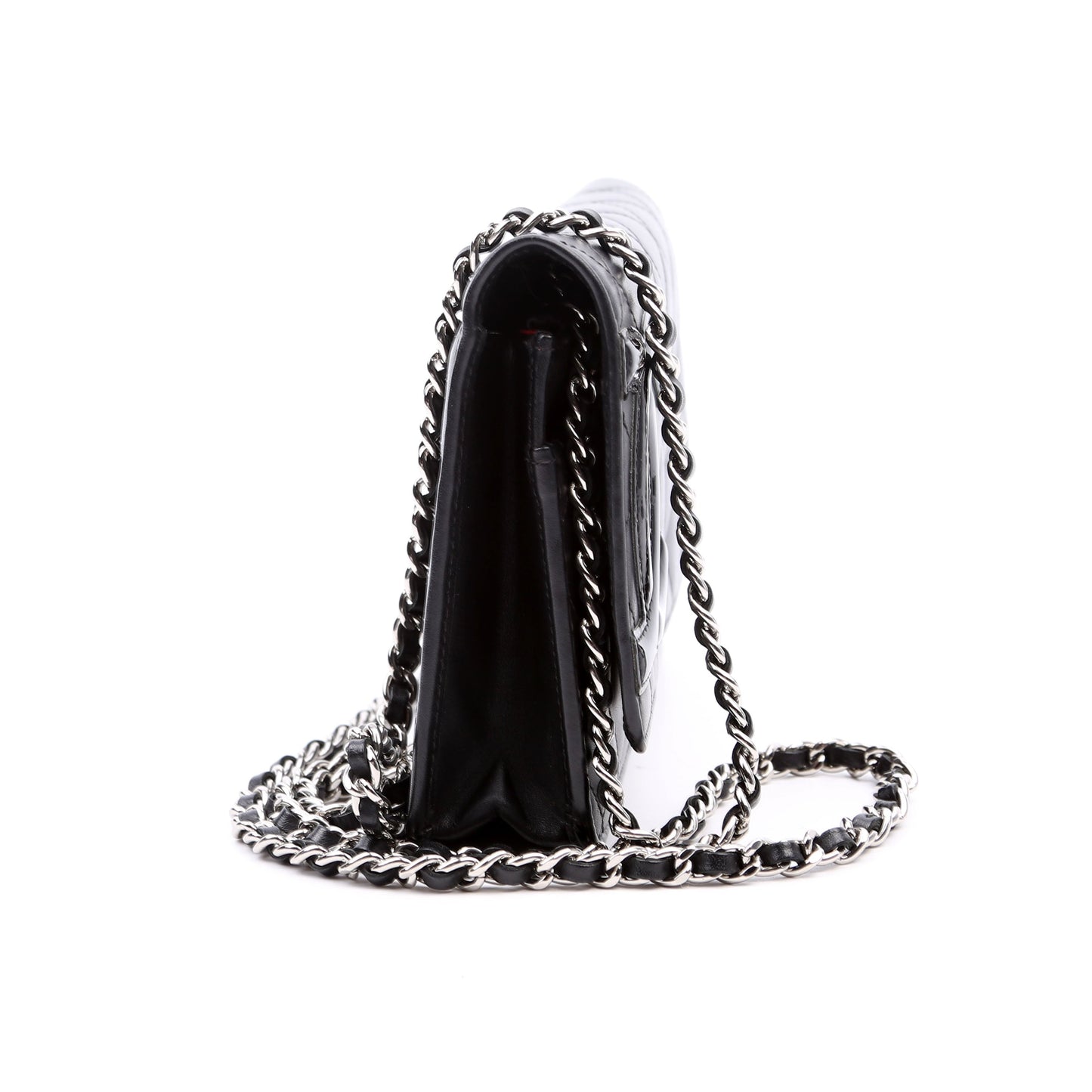 Chanel WOC Cambon Ligne Black Clutch Bag
