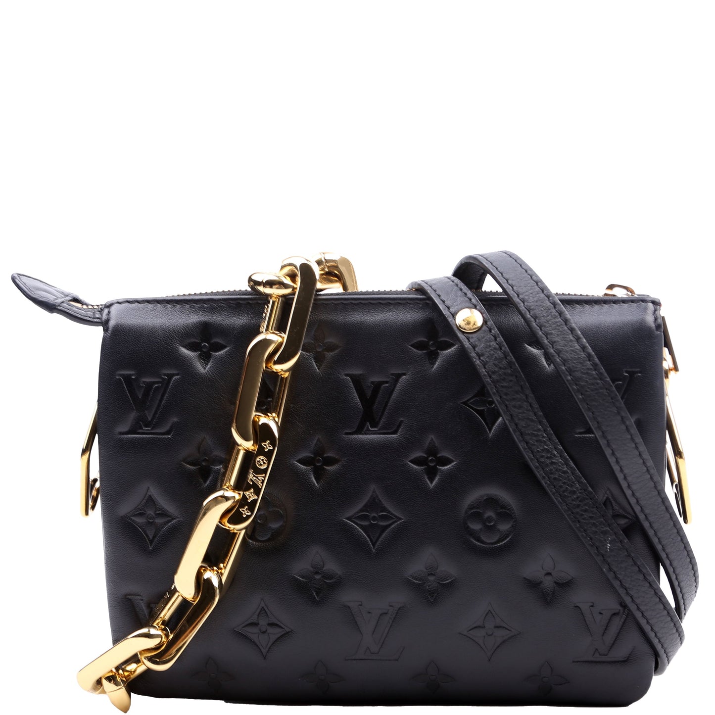 Louis Vuitton Coussin BB Lambskin Black Handbag