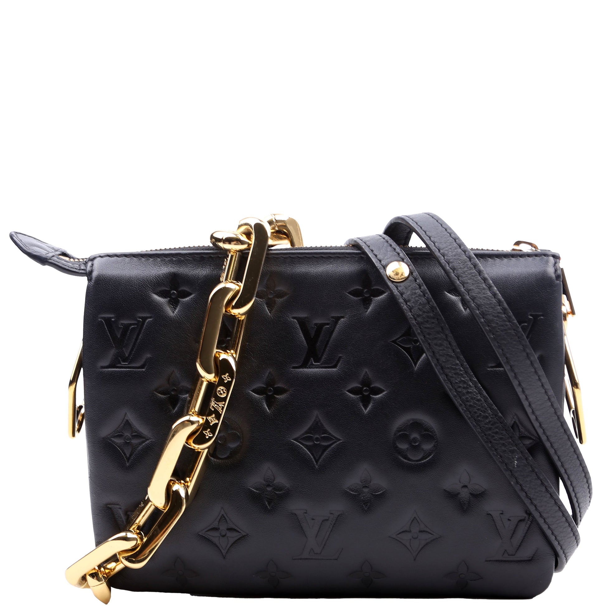 Louis Vuitton Coussin BB Lambskin Black Handbag