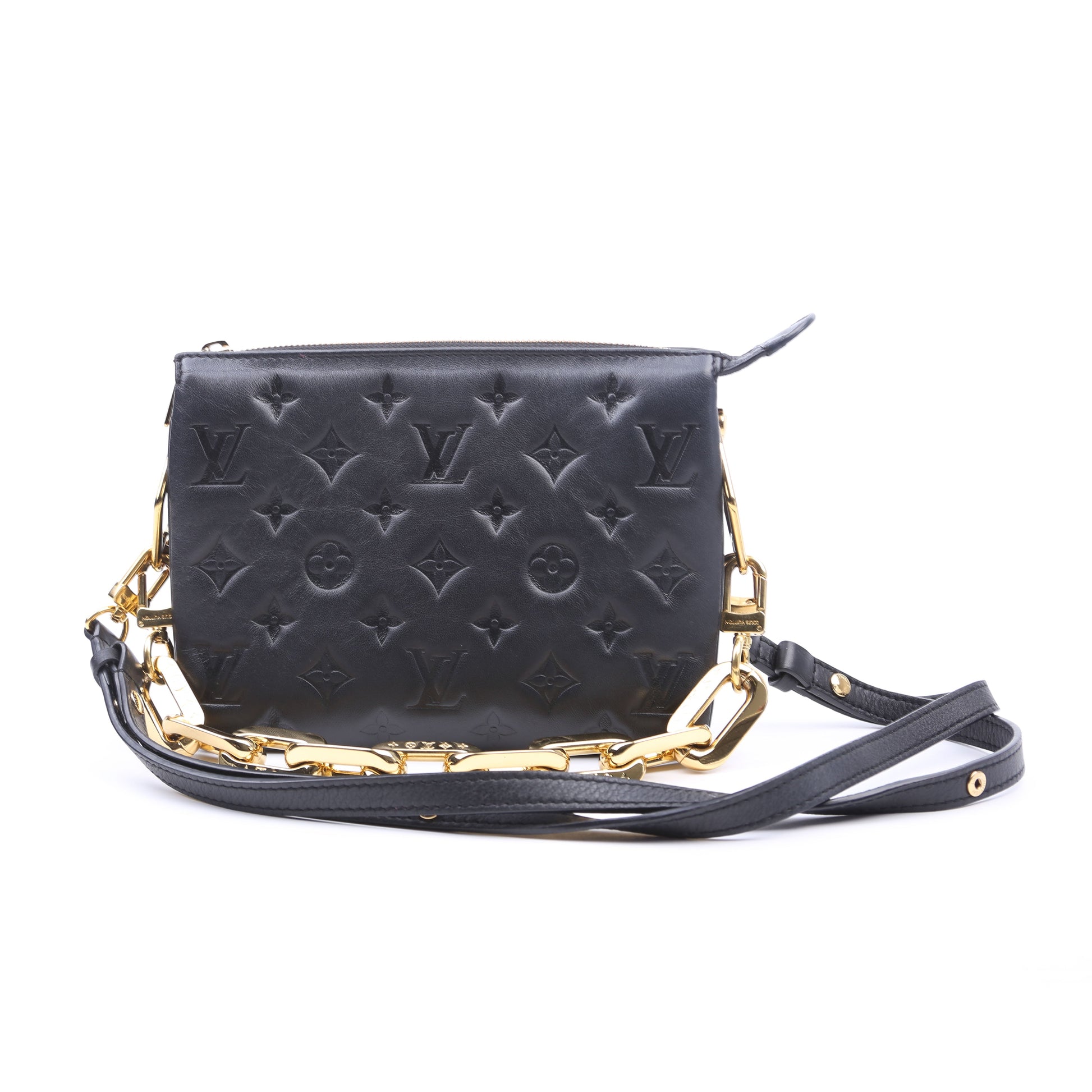 Louis Vuitton Coussin BB Lambskin Black Handbag
