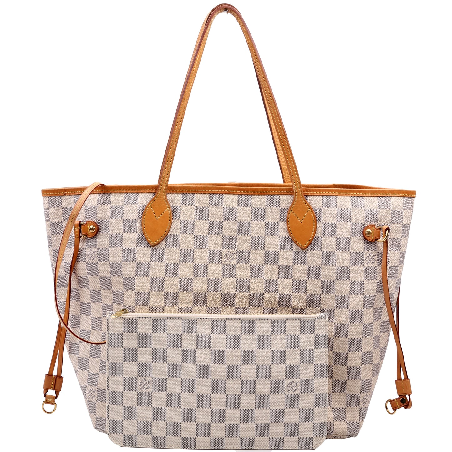 Louis Vuitton Neverfull MM Azur Damier Wallet Case Azur 6