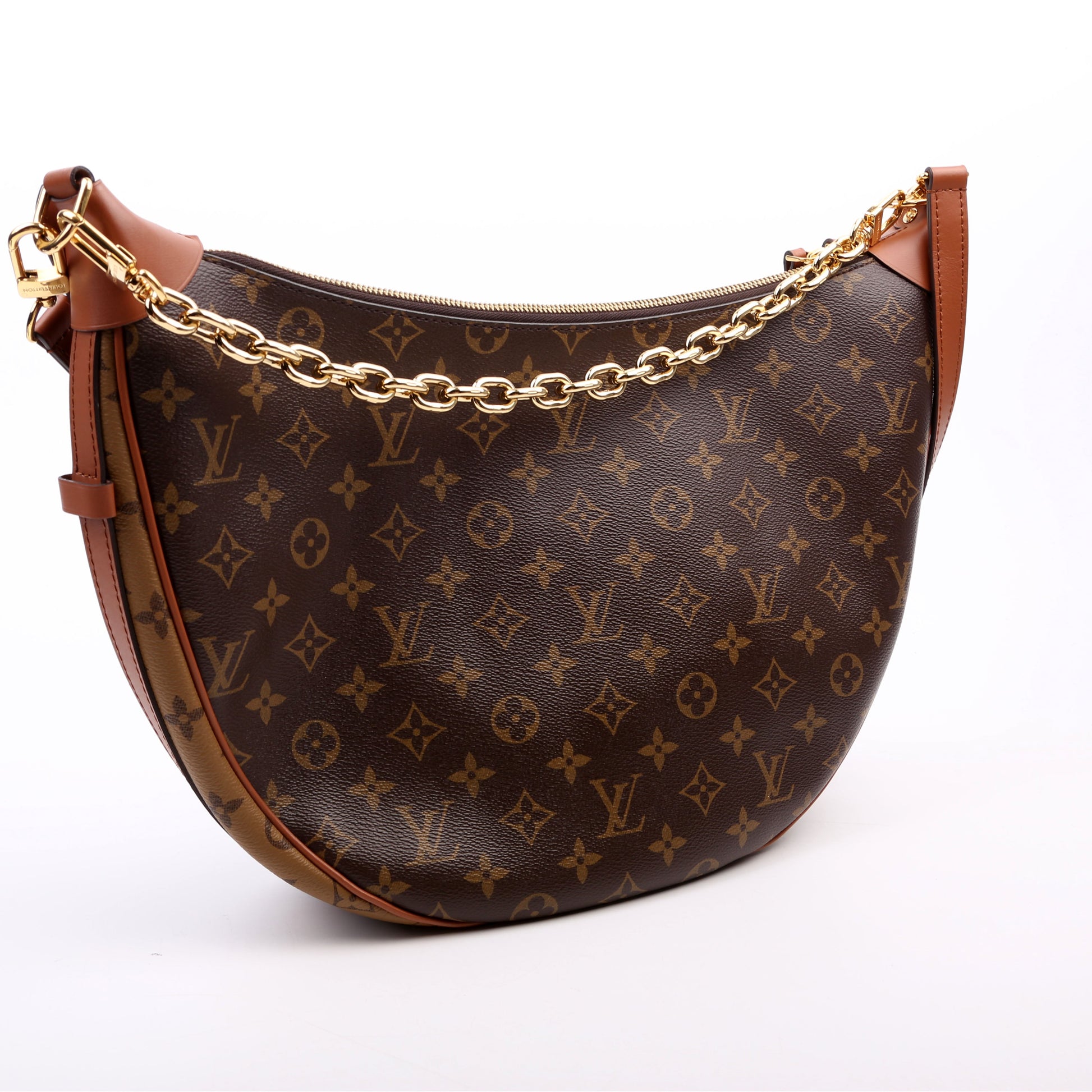 Louis Vuitton Loop Reverse Monogram Shoulder Bag Monogram 10