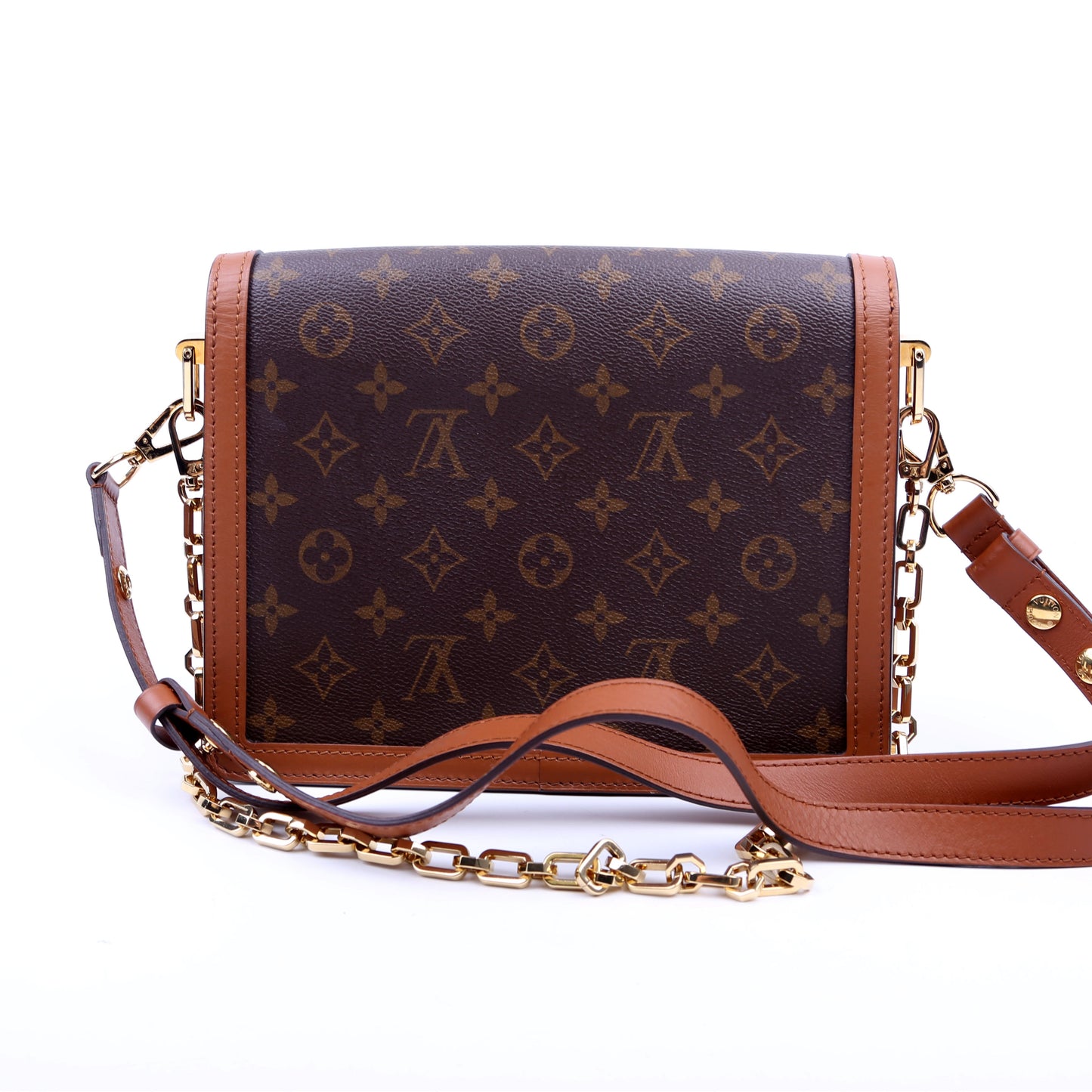 Louis Vuitton Dauphine MM Reverse Monogram Handbag Monogram 5